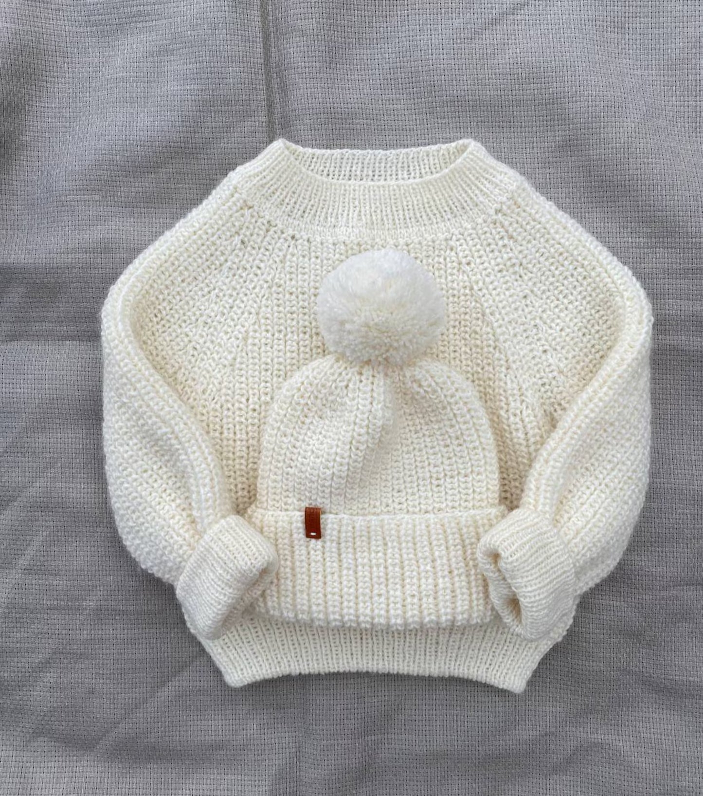 2-in-1 Baby Jumper & Hat Knitting Patterns