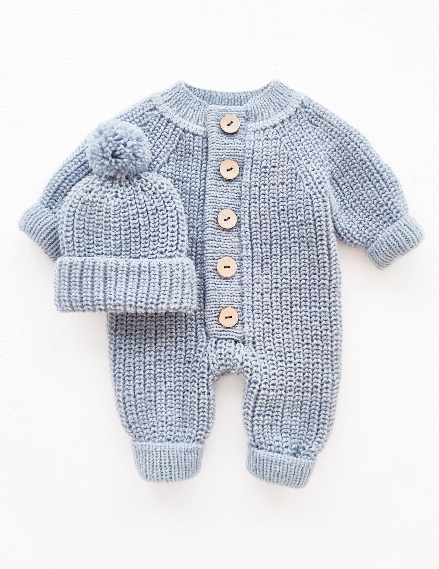 Baby Romper & Hat Knitting Patterns