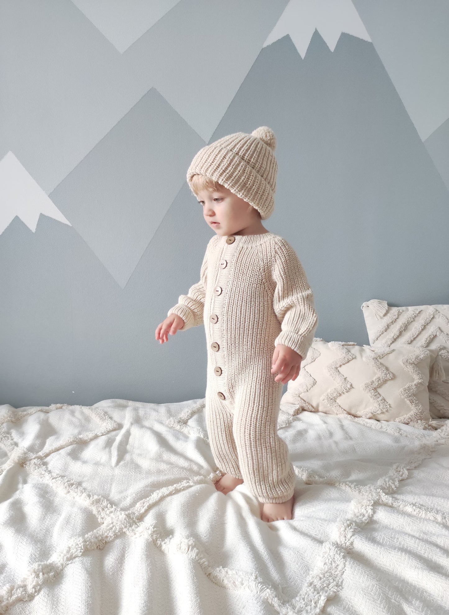 Baby Romper & Hat Knitting Patterns