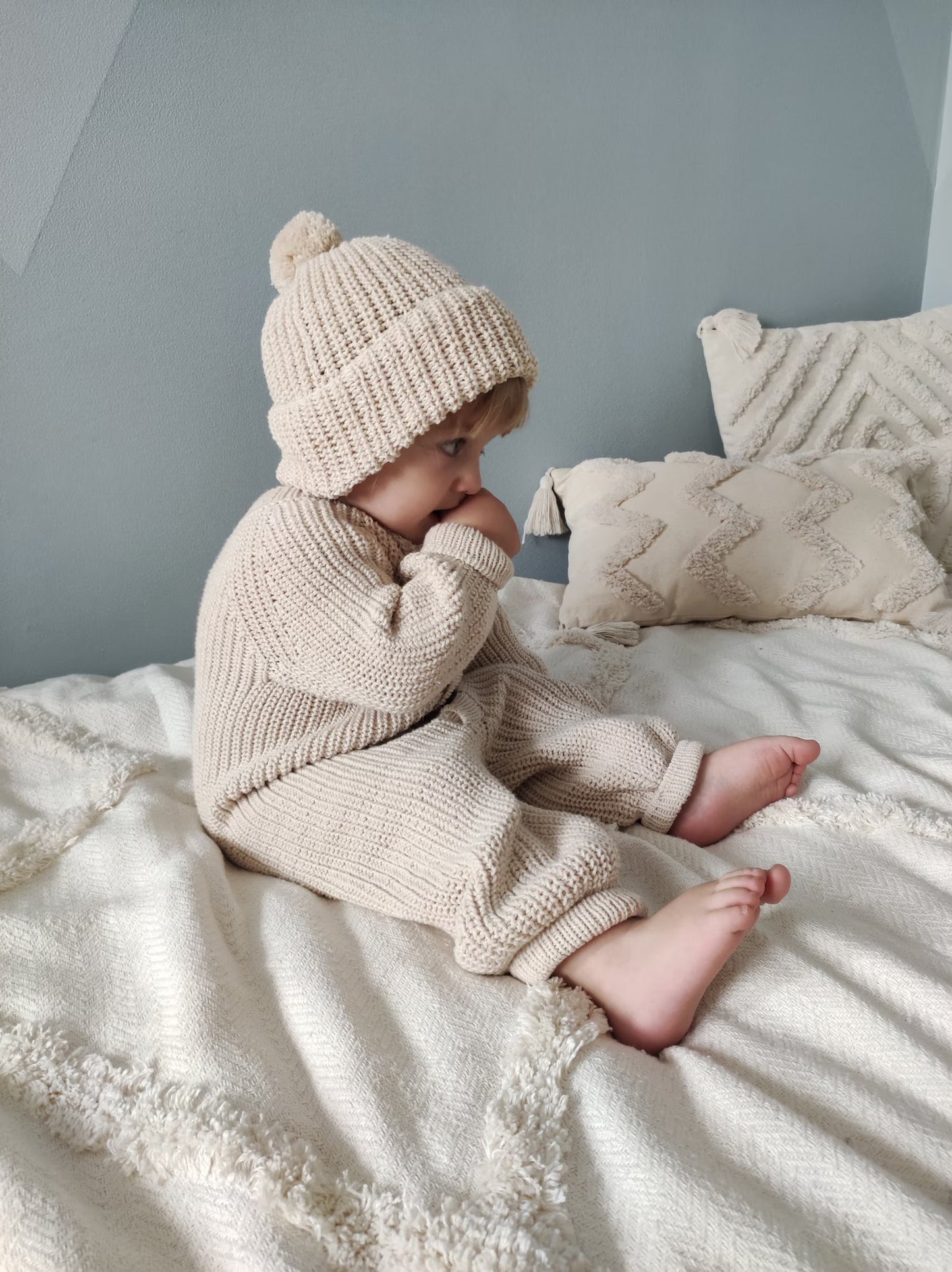 Baby Romper & Hat Knitting Patterns