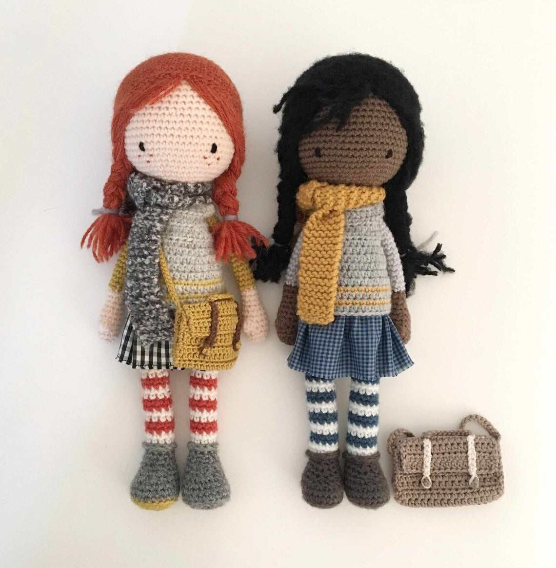 Little Schoolgirls Doll Crochet Pattern