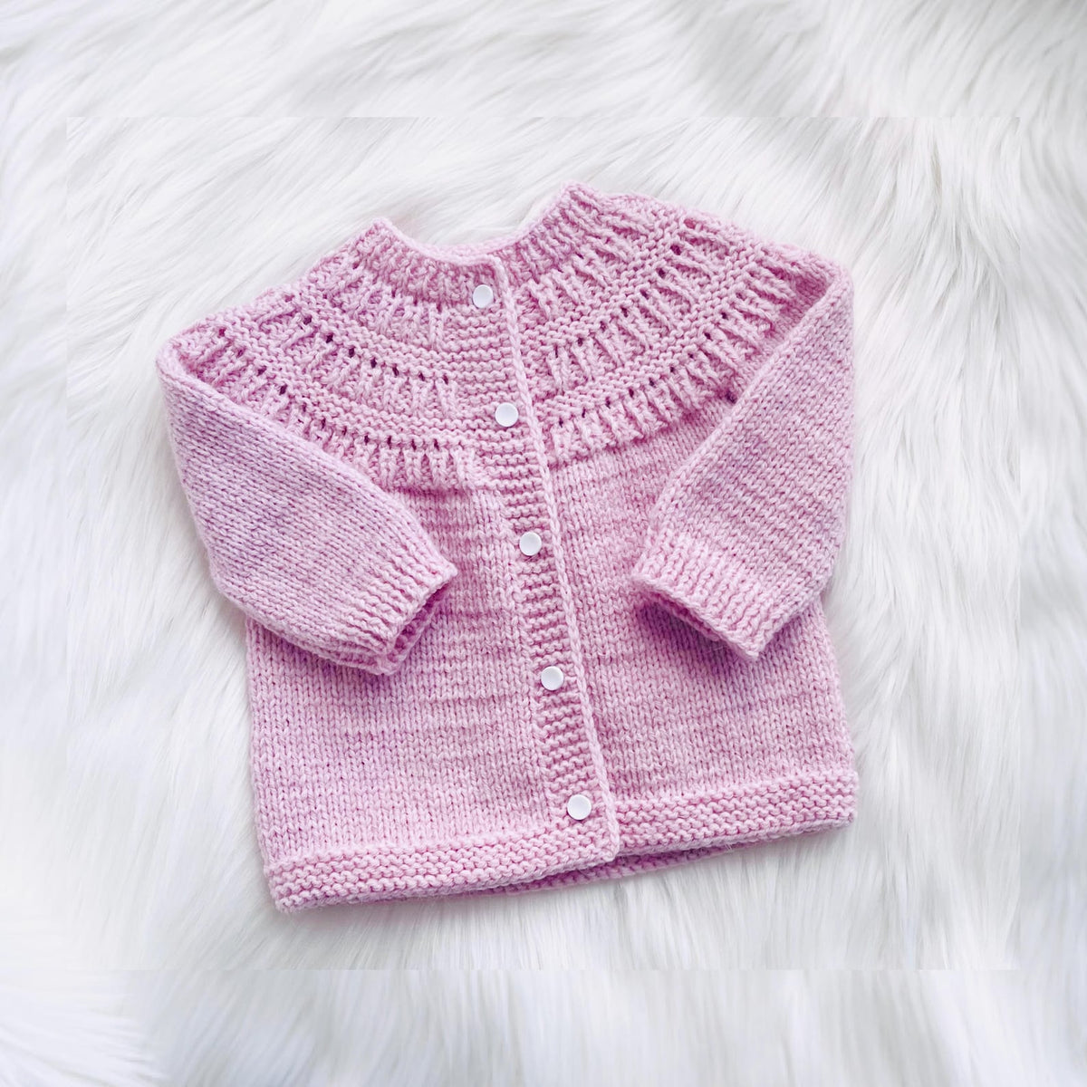 Easy Baby Cardigan Sweater Knitting Pattern