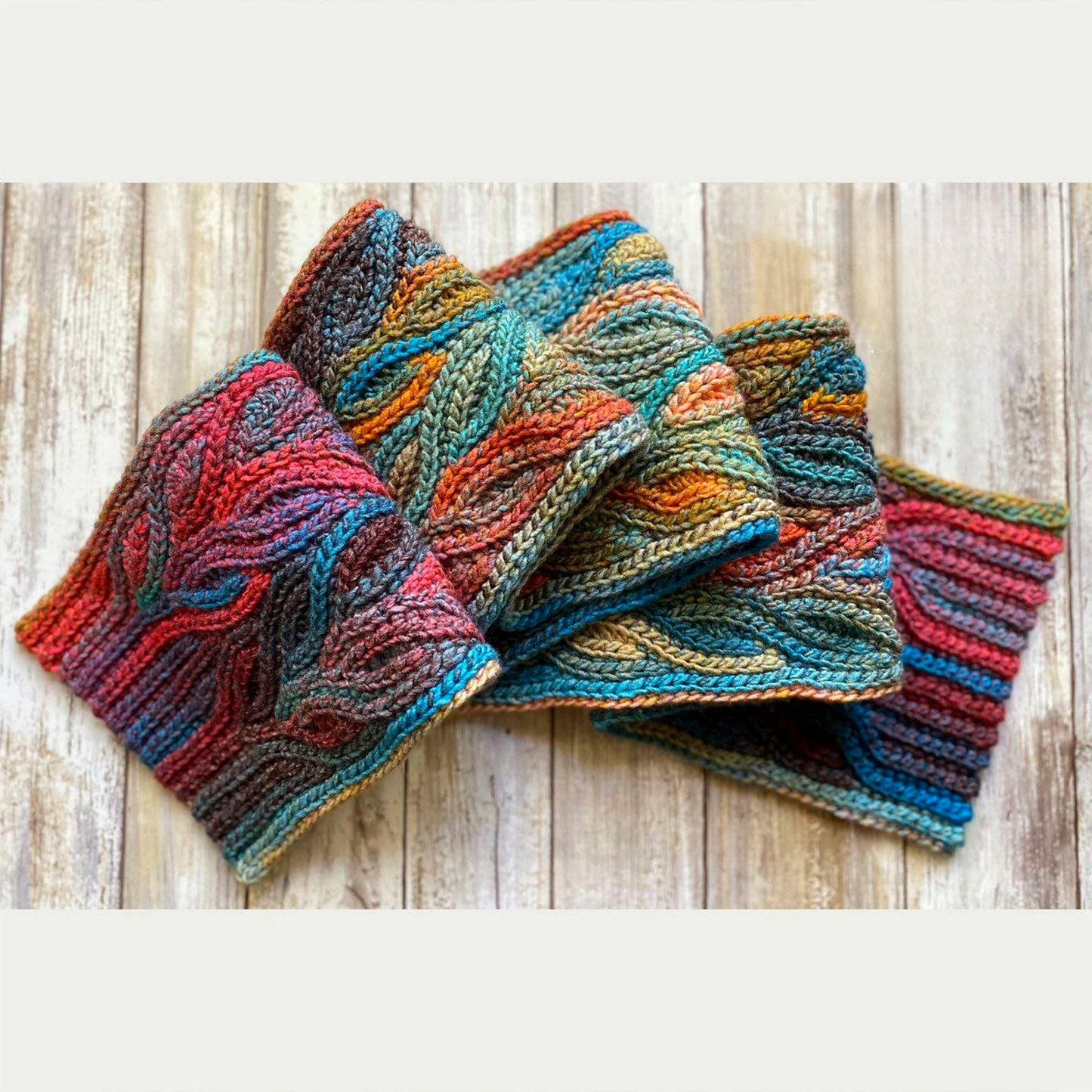 Autumn Buds Crochet Scarf Pattern