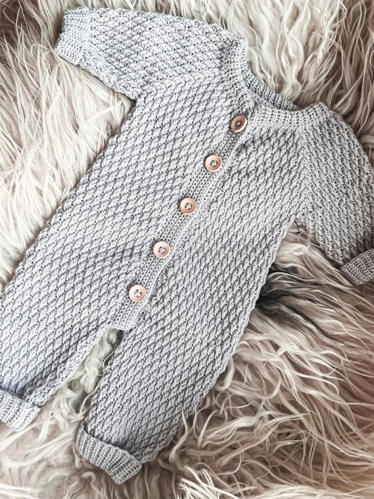 Alpine Baby Romper Crochet Pattern
