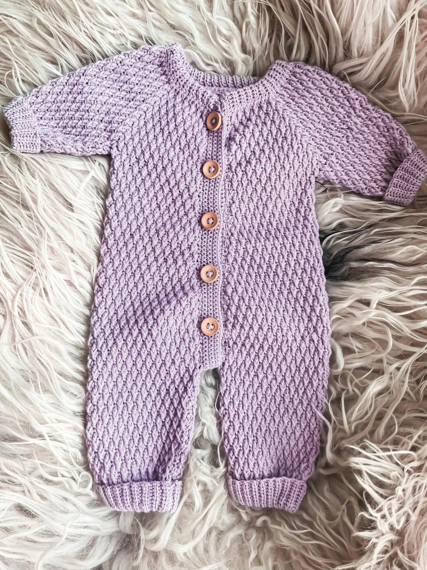 Alpine Baby Romper Crochet Pattern