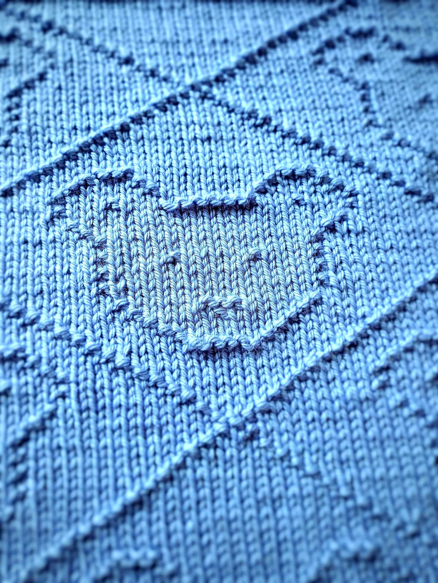 Bear Baby Blanket Knitting Pattern