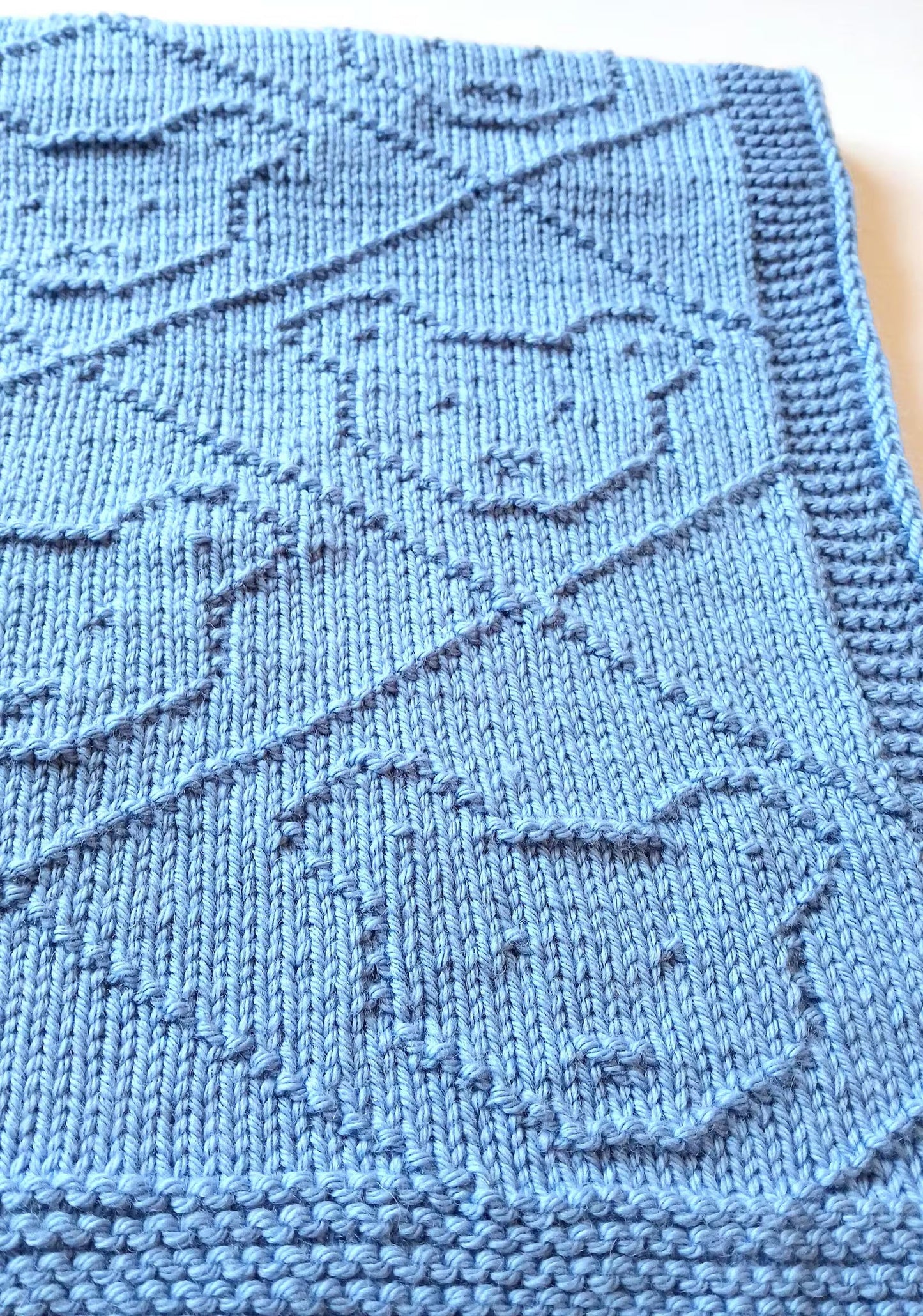 Bear Baby Blanket Knitting Pattern
