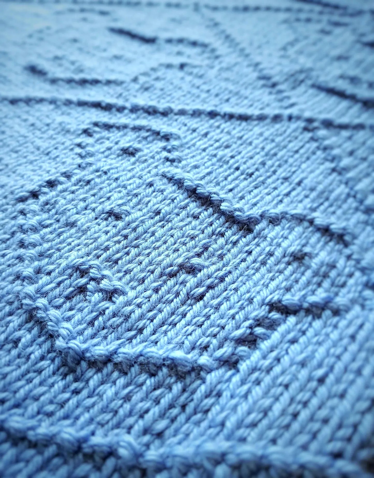 Bear Baby Blanket Knitting Pattern