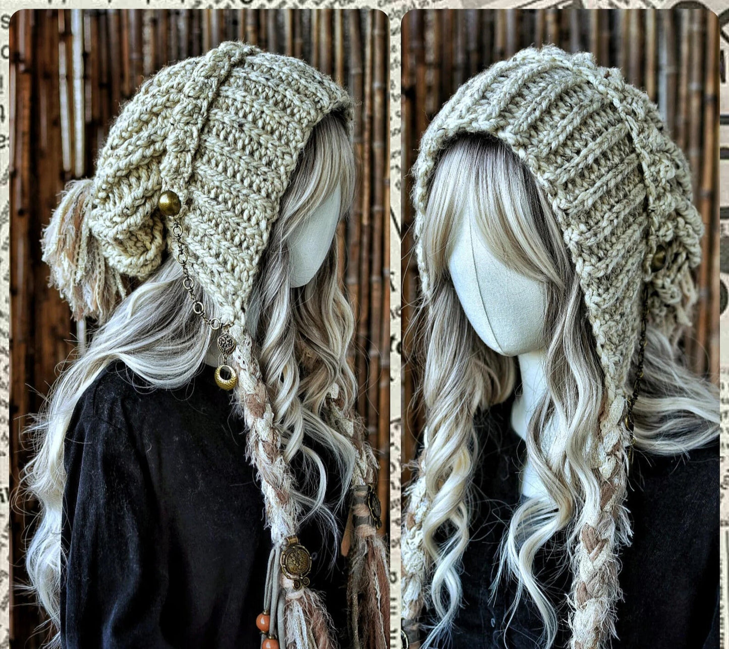 Bonnet With Strap Crochet Pattern