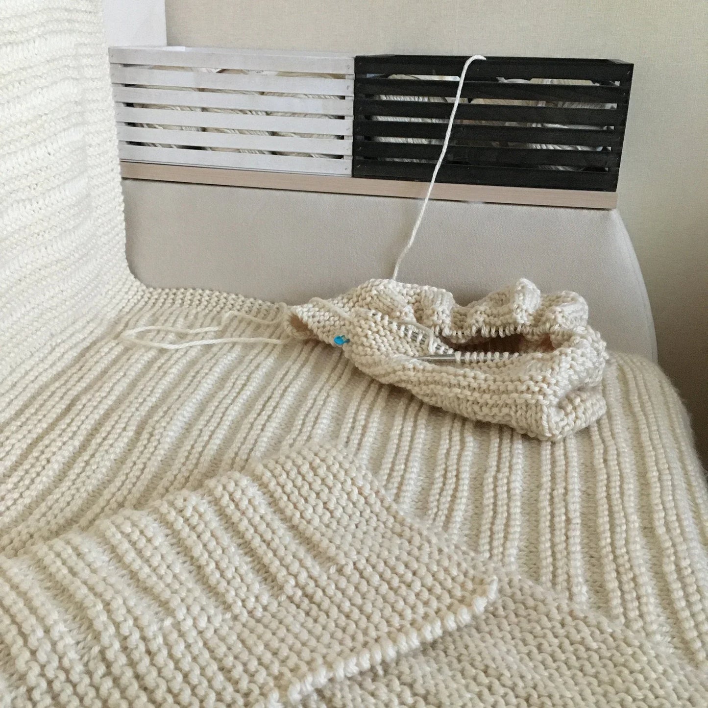 Easy Throw Blanket Knitting Pattern