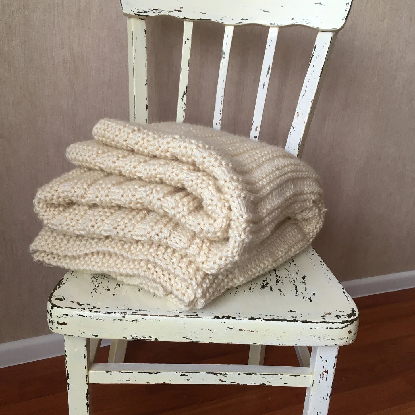Easy Throw Blanket Knitting Pattern