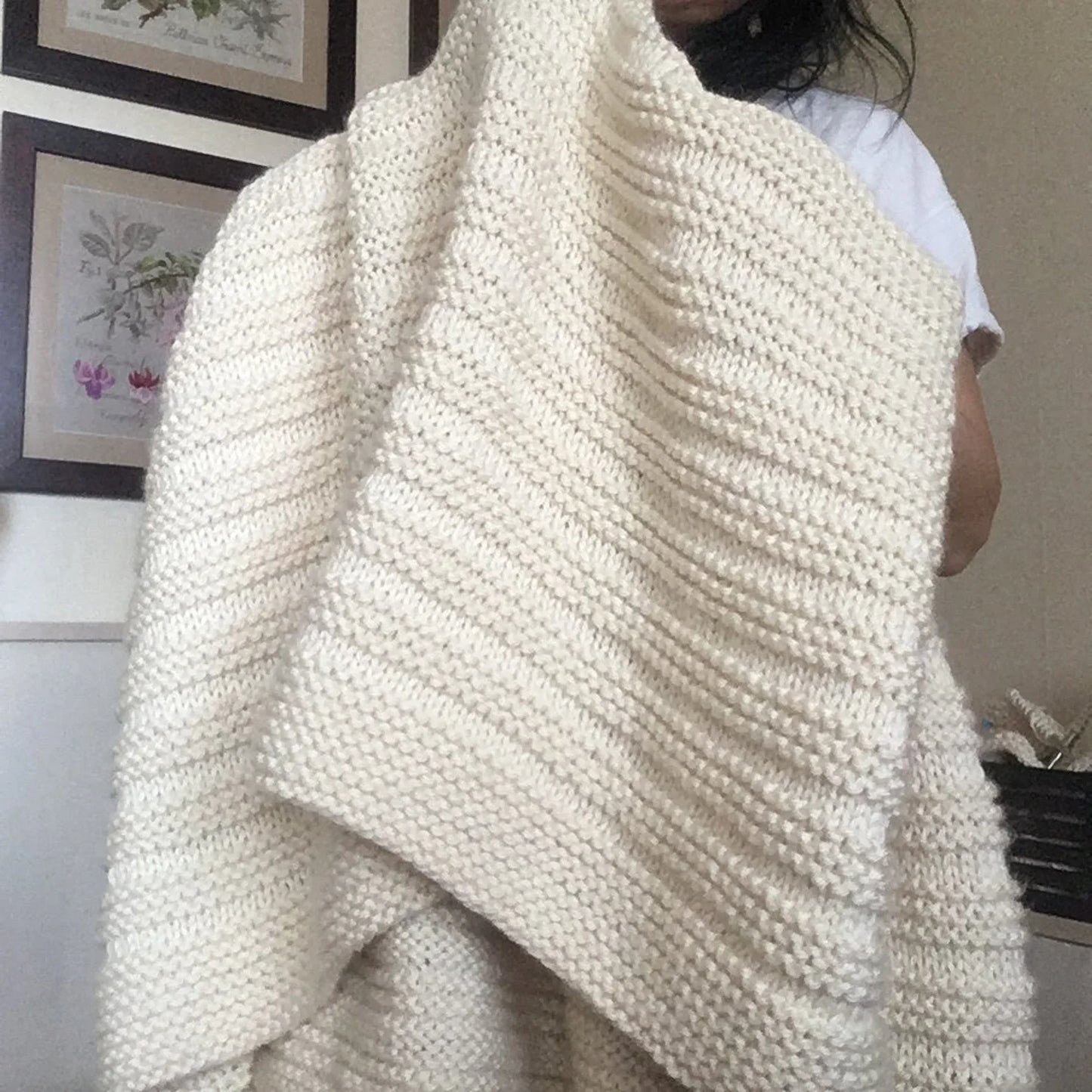 Easy Throw Blanket Knitting Pattern