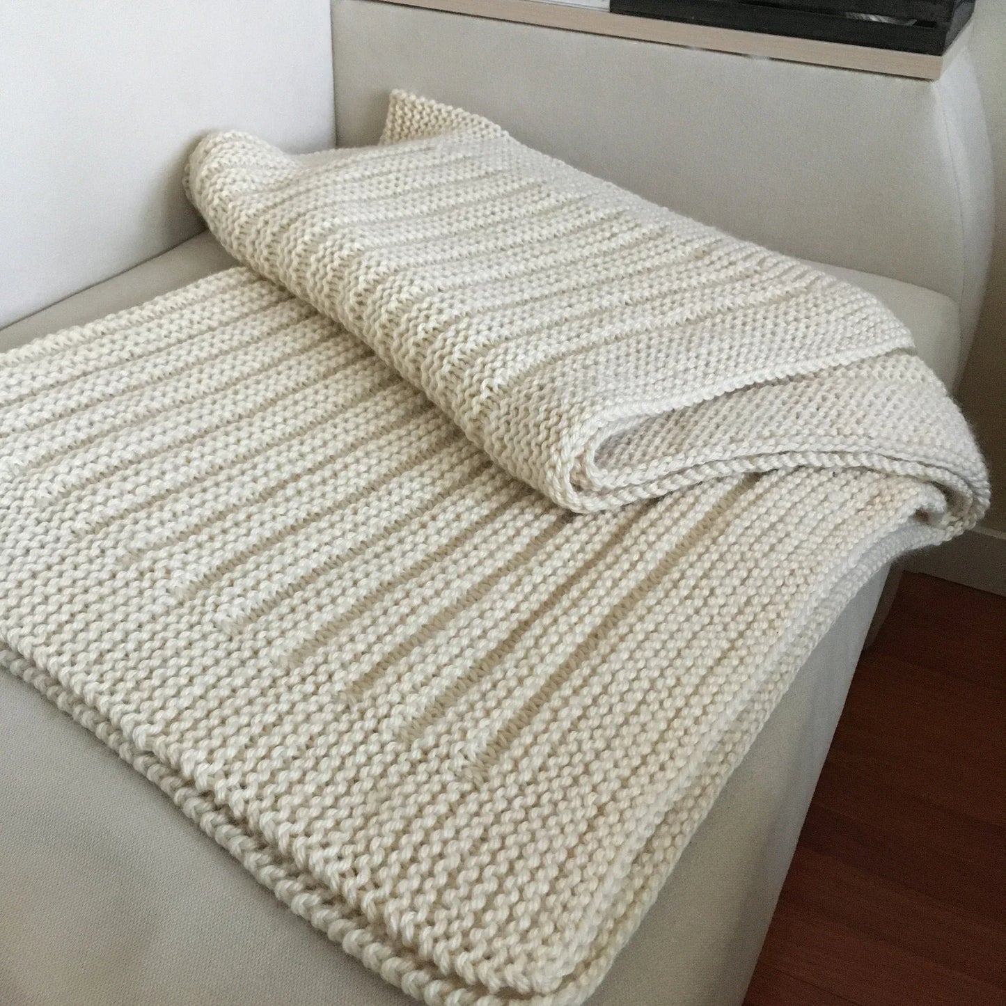 Easy Throw Blanket Knitting Pattern