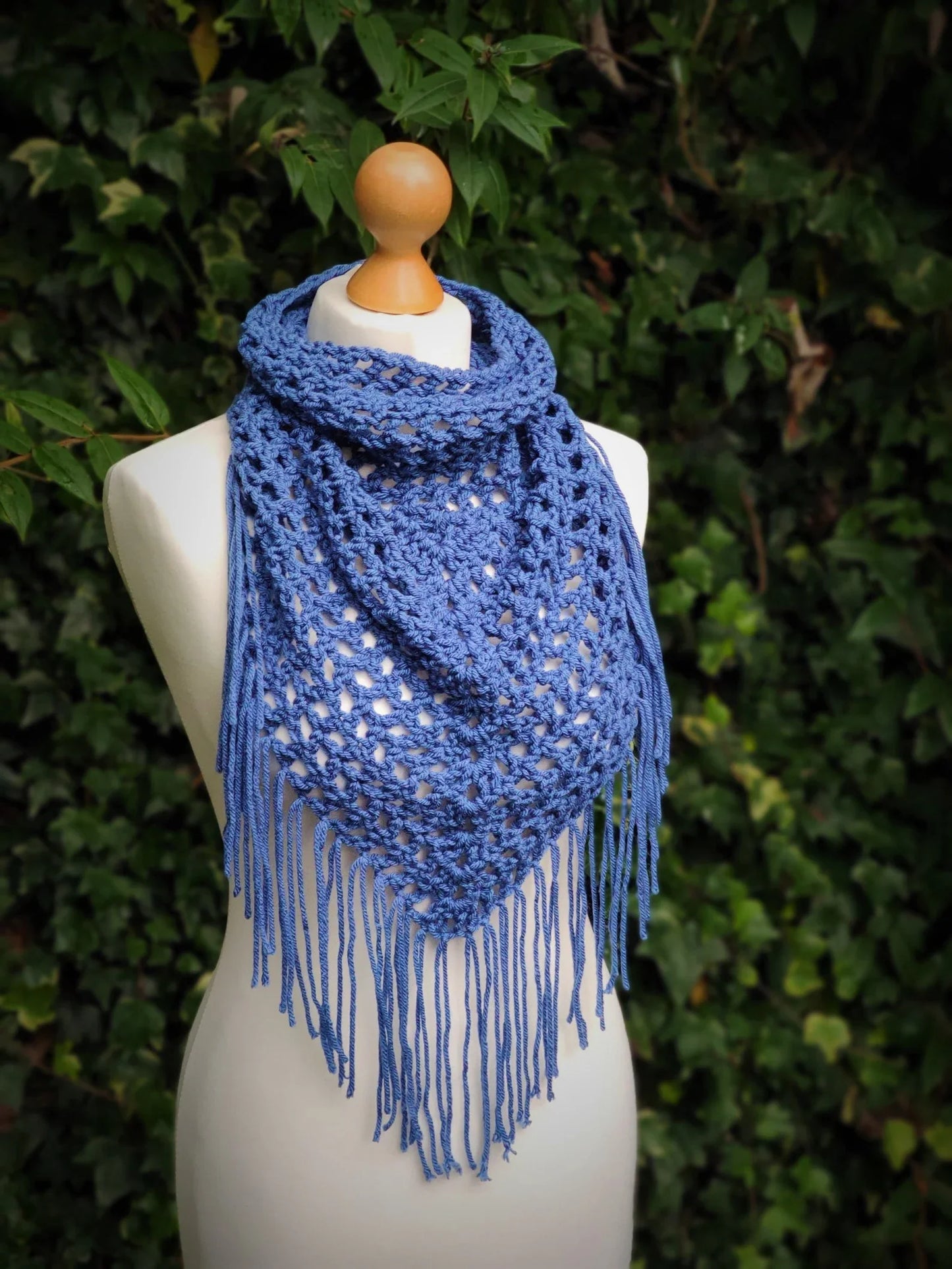 Boho Style Bandana Cowl Crochet Pattern