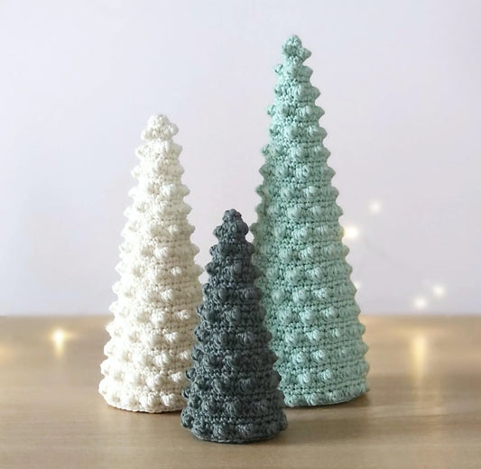 Bobble Trees Crochet Pattern