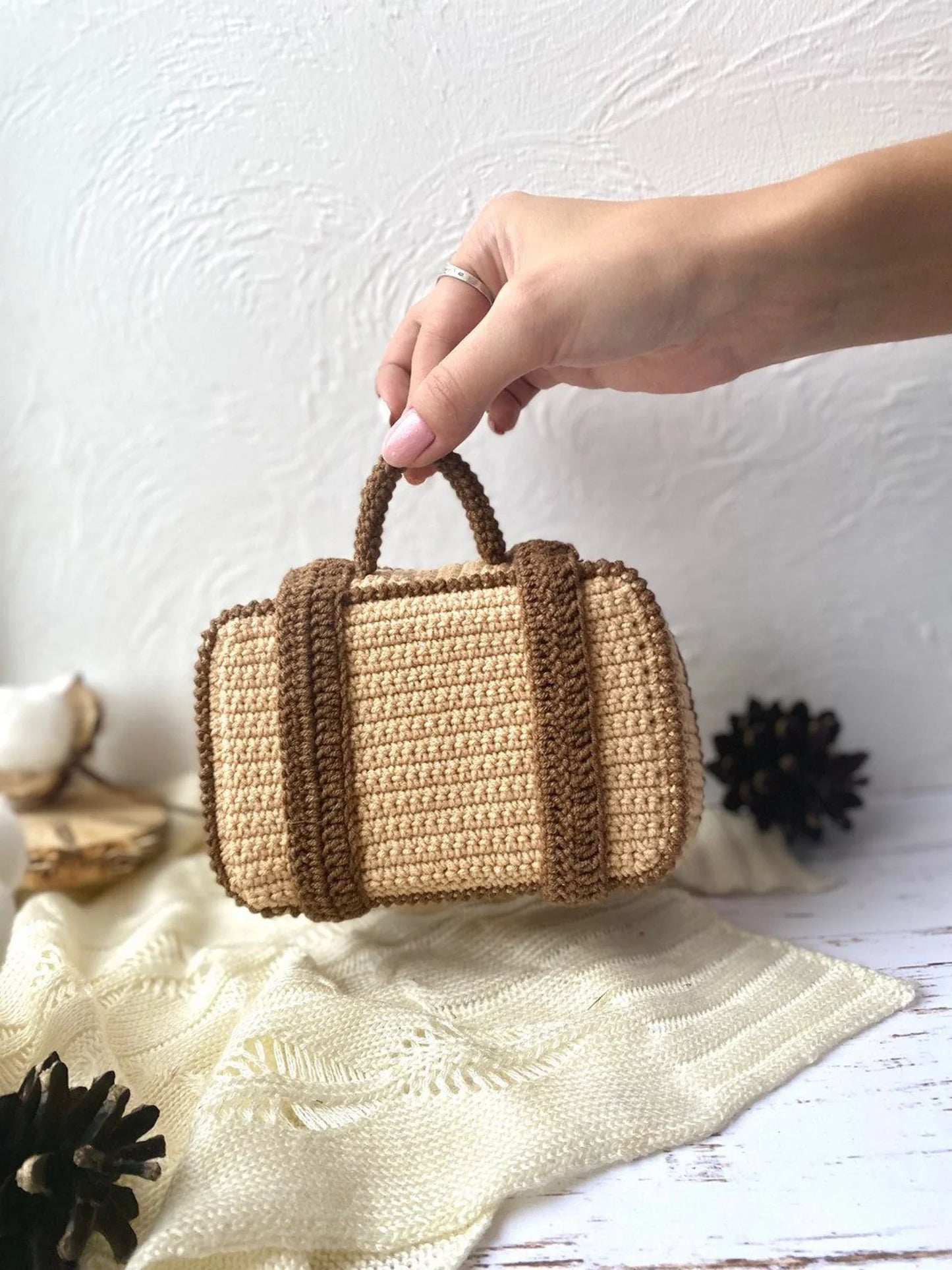 Teddy Bear in Suitcase Crochet Pattern