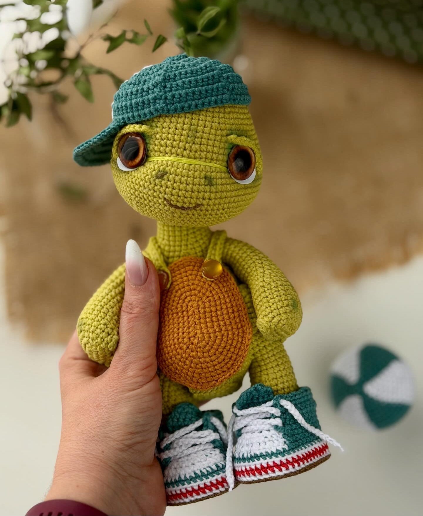 Beach Turtle Crochet Pattern