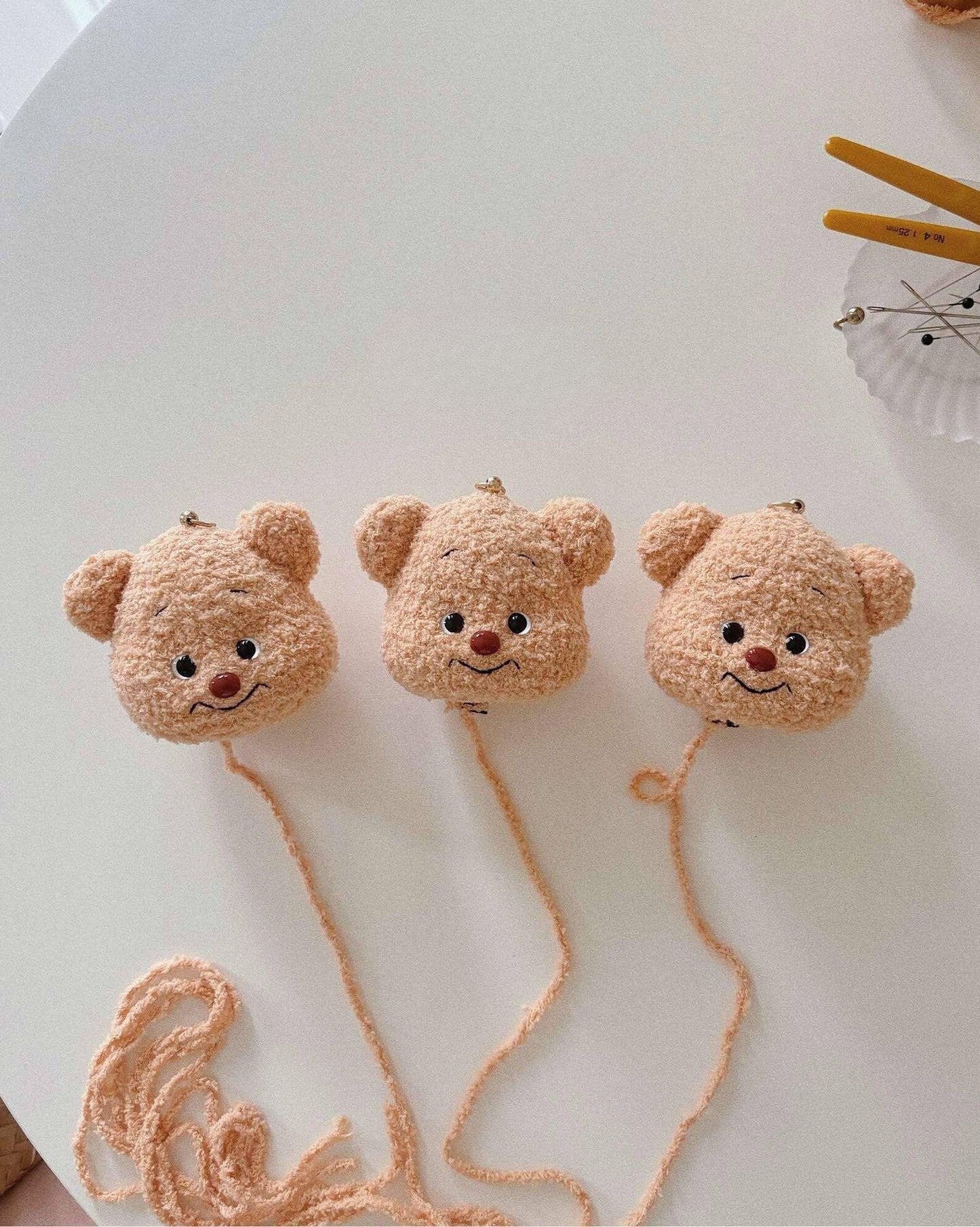 Butter Bear with Cherry Dress Crochet Pattern