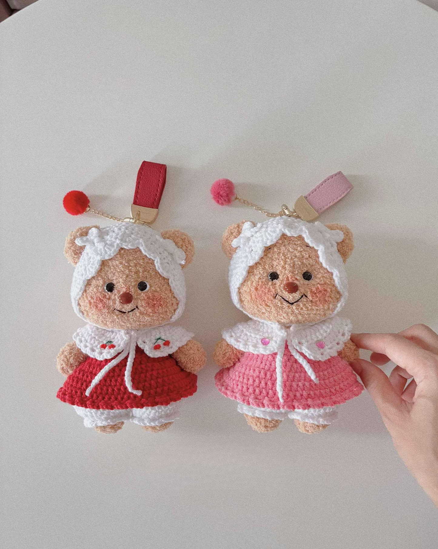 Butter Bear with Cherry Dress Crochet Pattern
