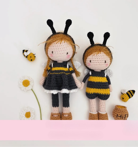 Busy Bee Friends Crochet Pattern