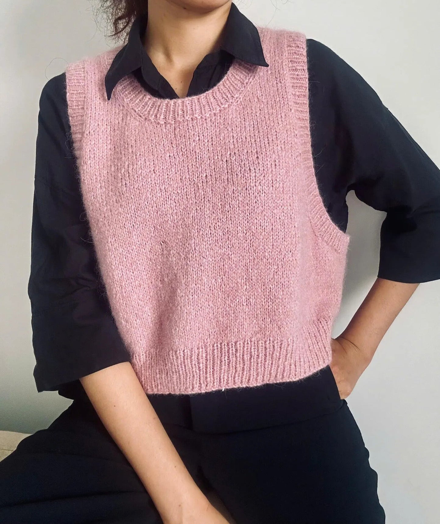 The Boxy Vest Knitting pattern