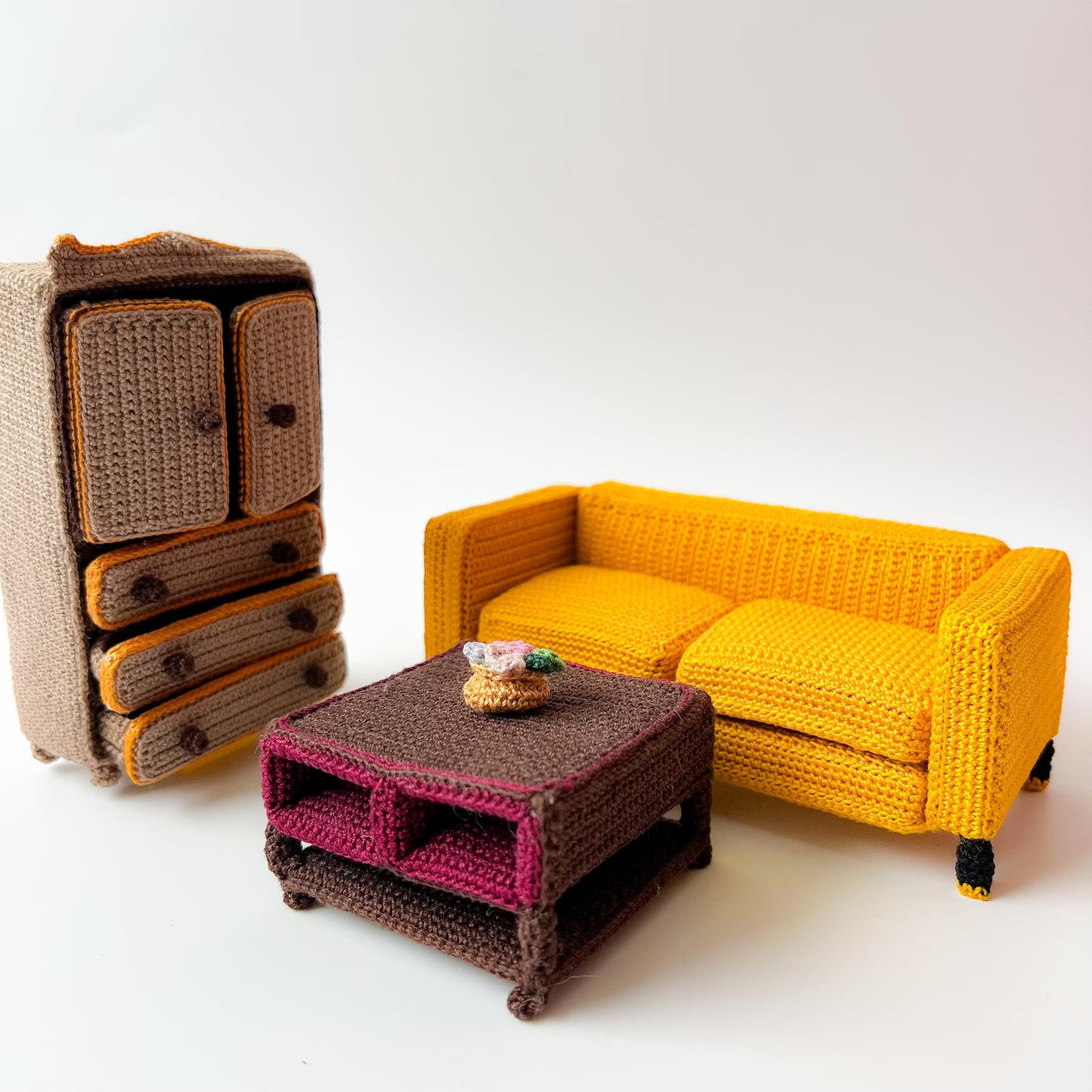 Dollhouse Furniture Set Pattern