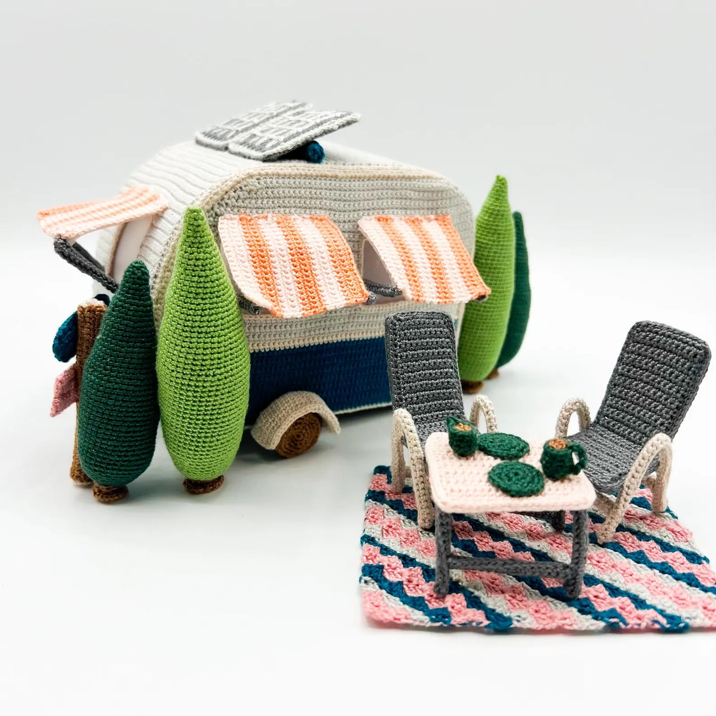 Camping Scene Crochet Pattern