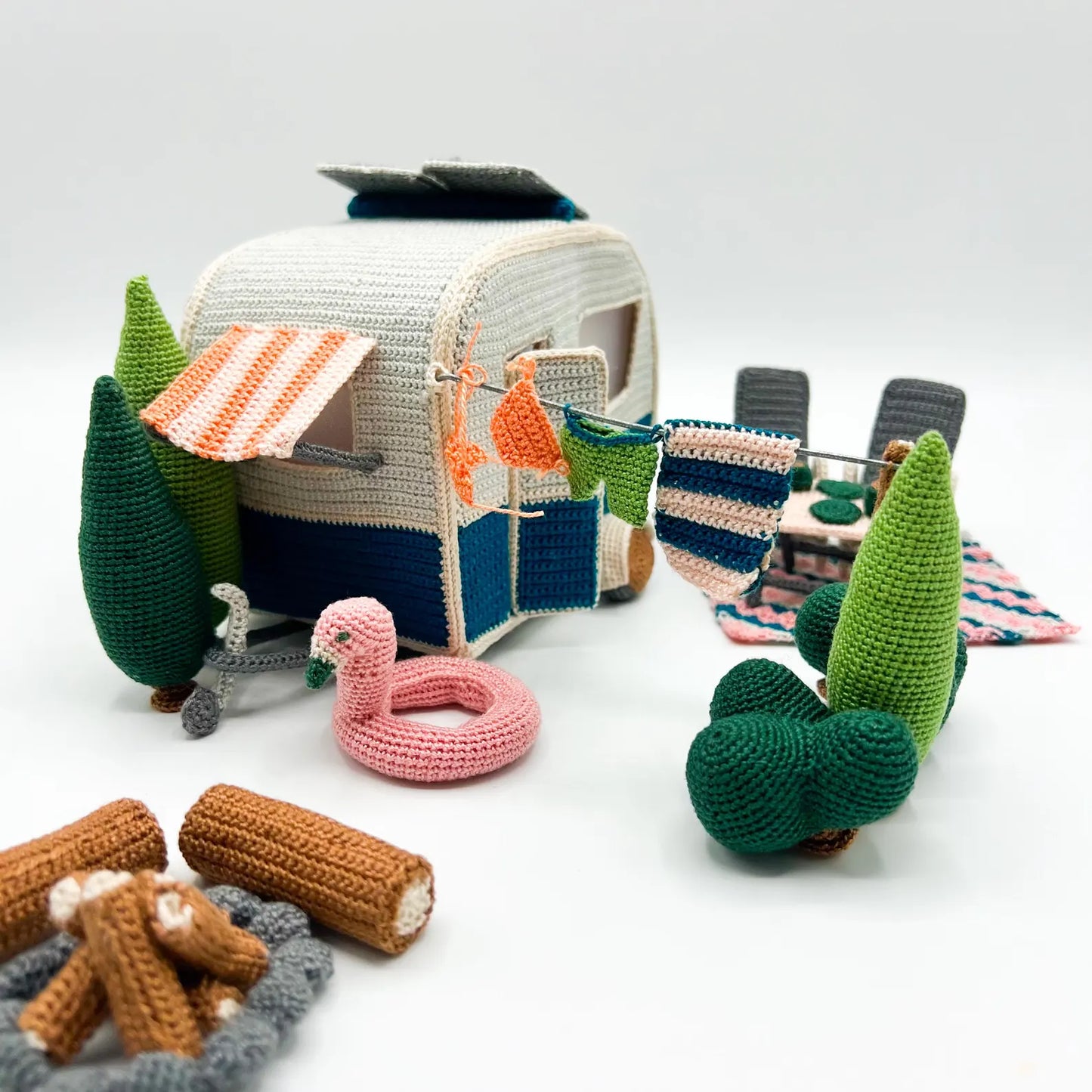 Camping Scene Crochet Pattern