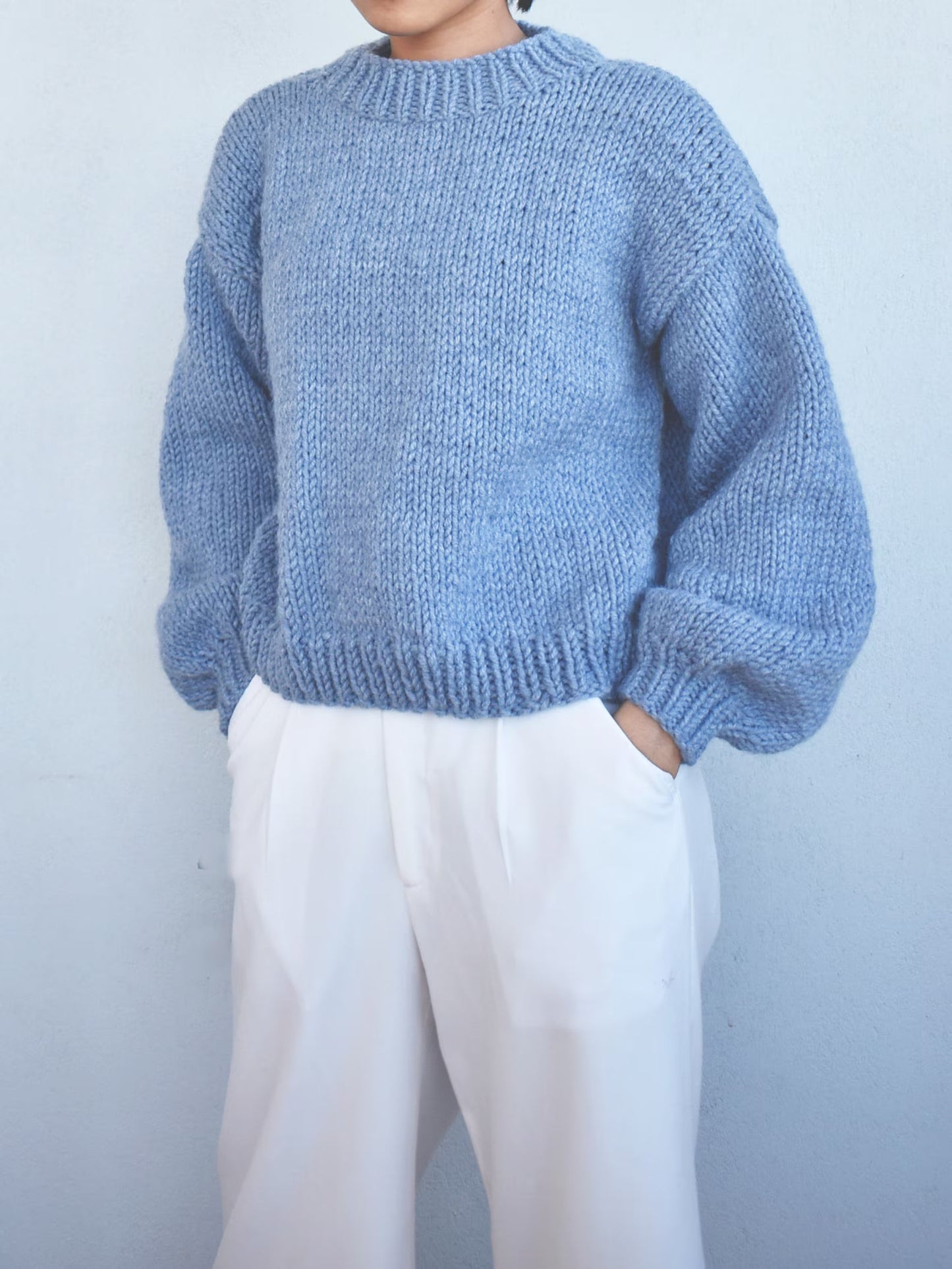 Chunky Knitting Sweater Pattern
