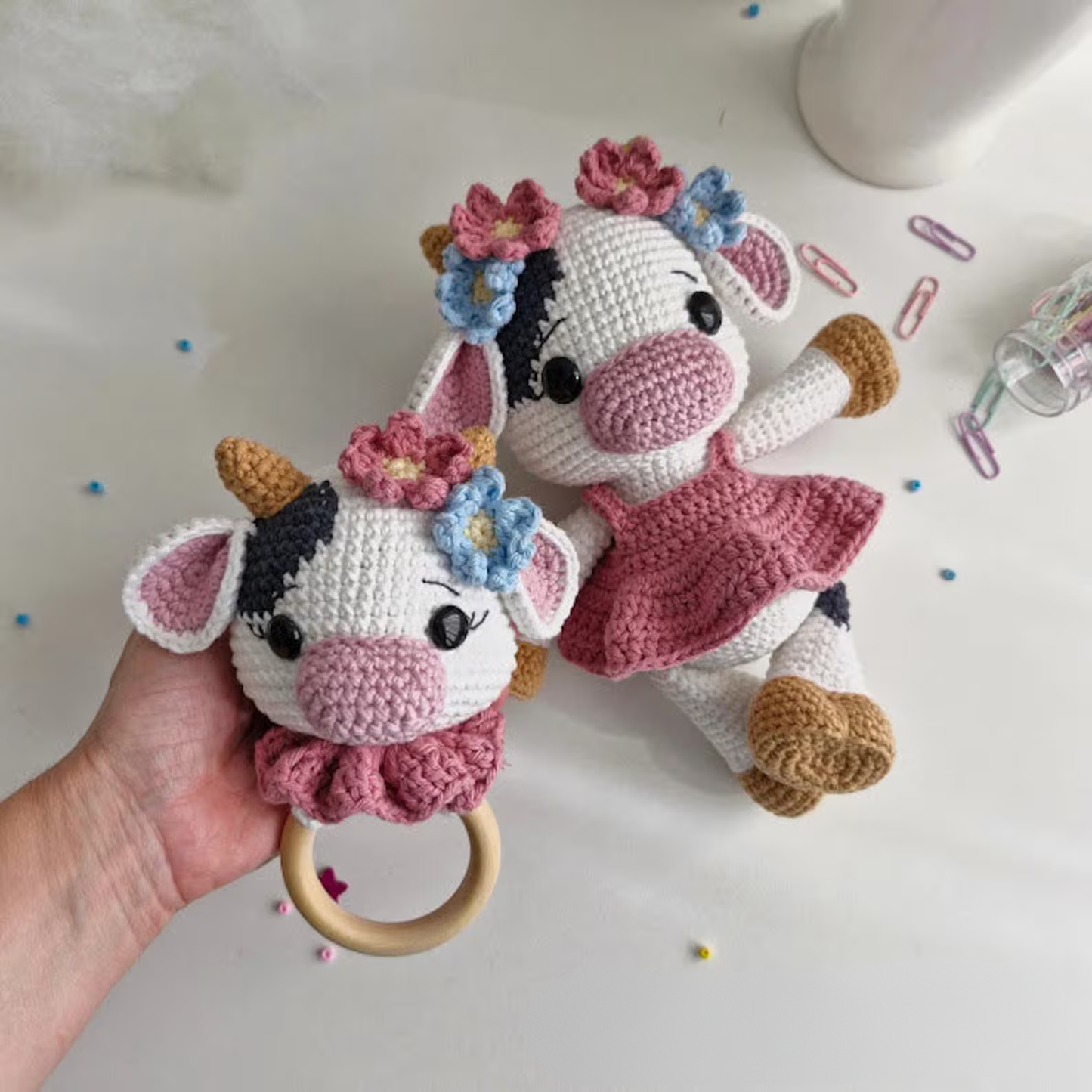 Lola Cow Set Amigurumi Doll Crochet Pattern