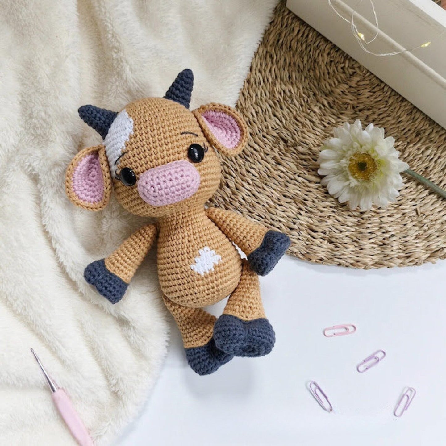 Lola Cow Set Amigurumi Doll Crochet Pattern