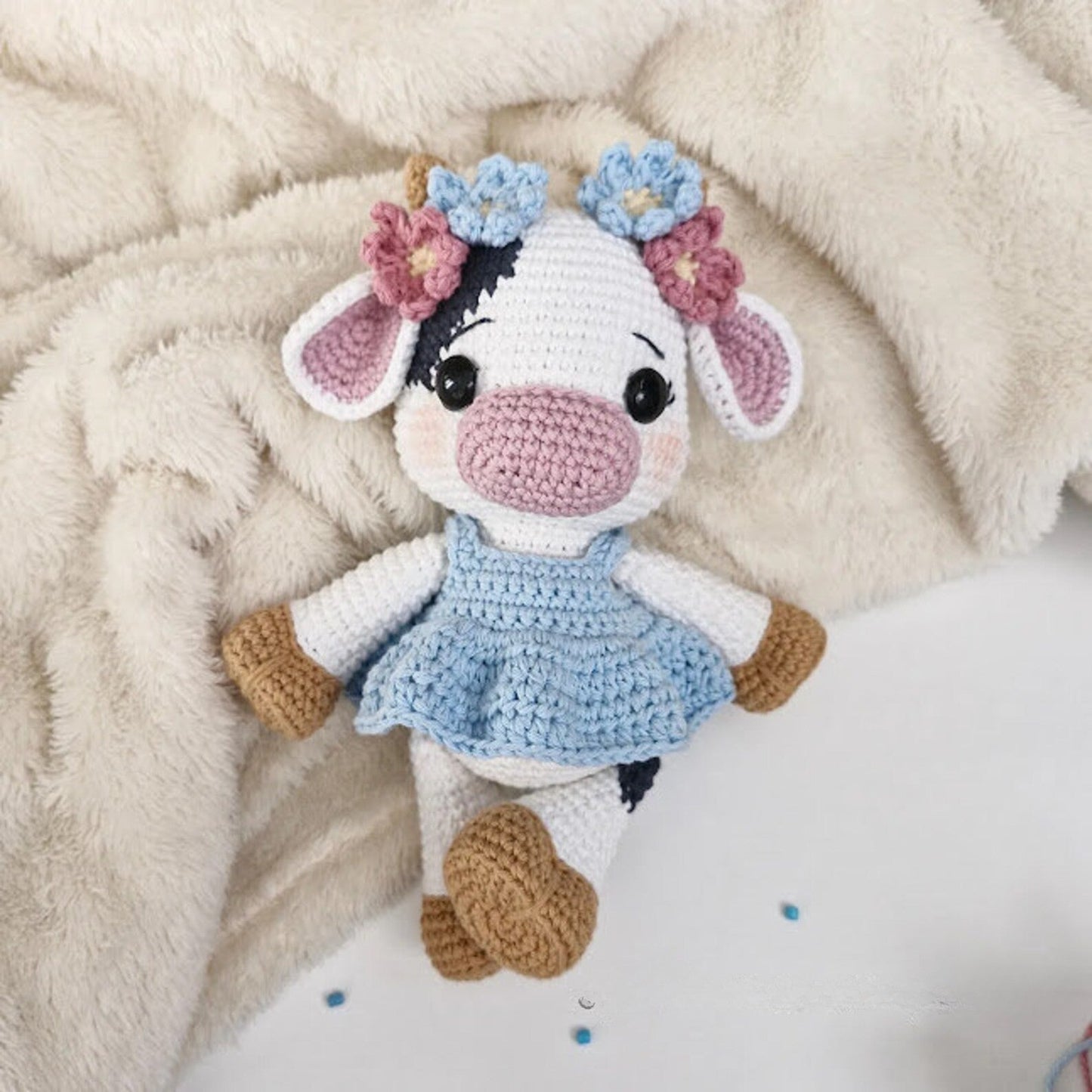 Lola Cow Set Amigurumi Doll Crochet Pattern