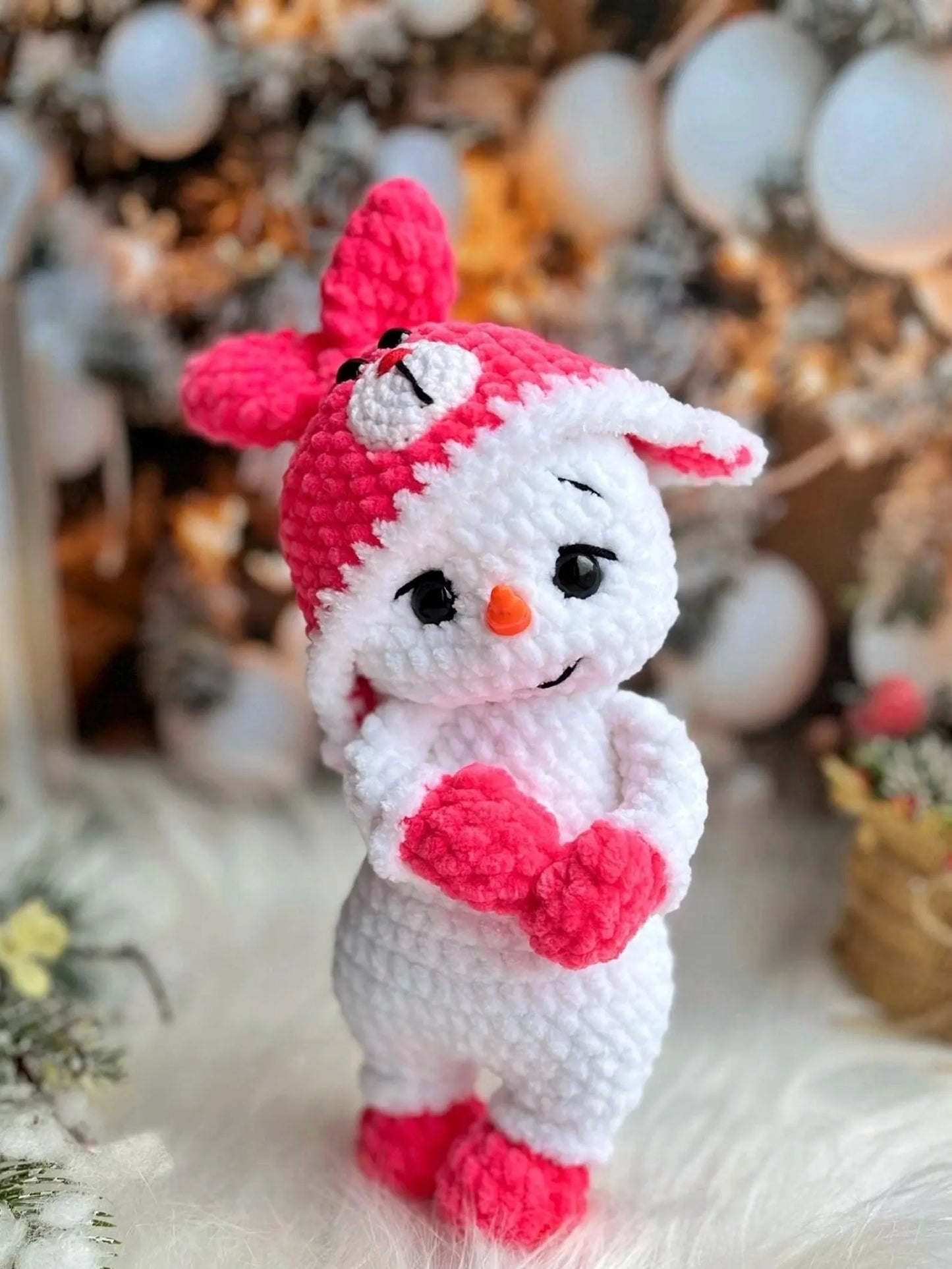Snowmen Plush Crochet Pattern