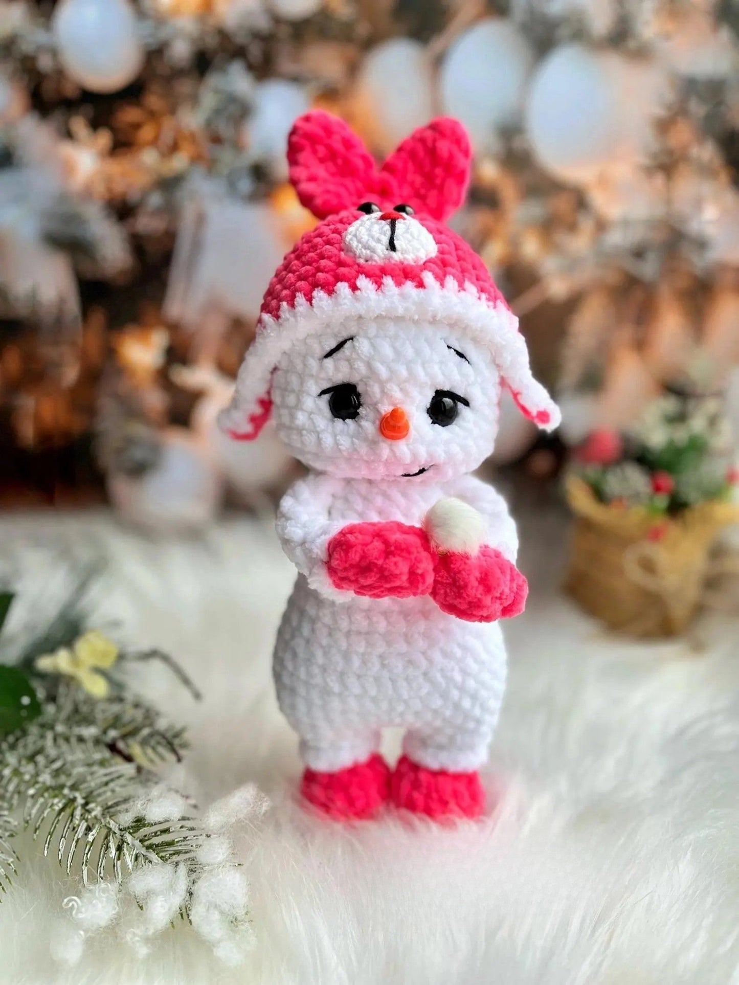 Snowmen Plush Crochet Pattern