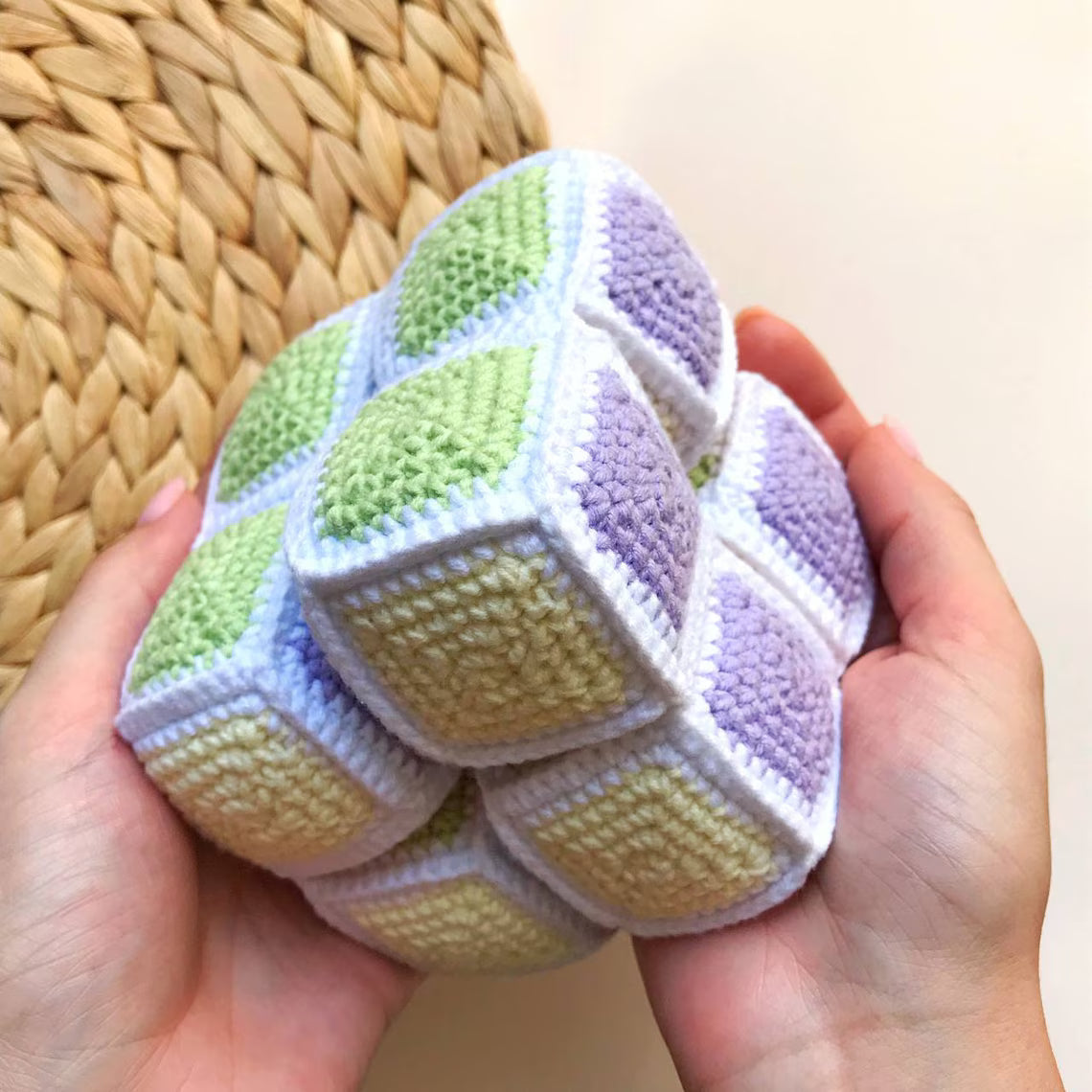 Fidget cube Infinity Toy Crochet Pattern
