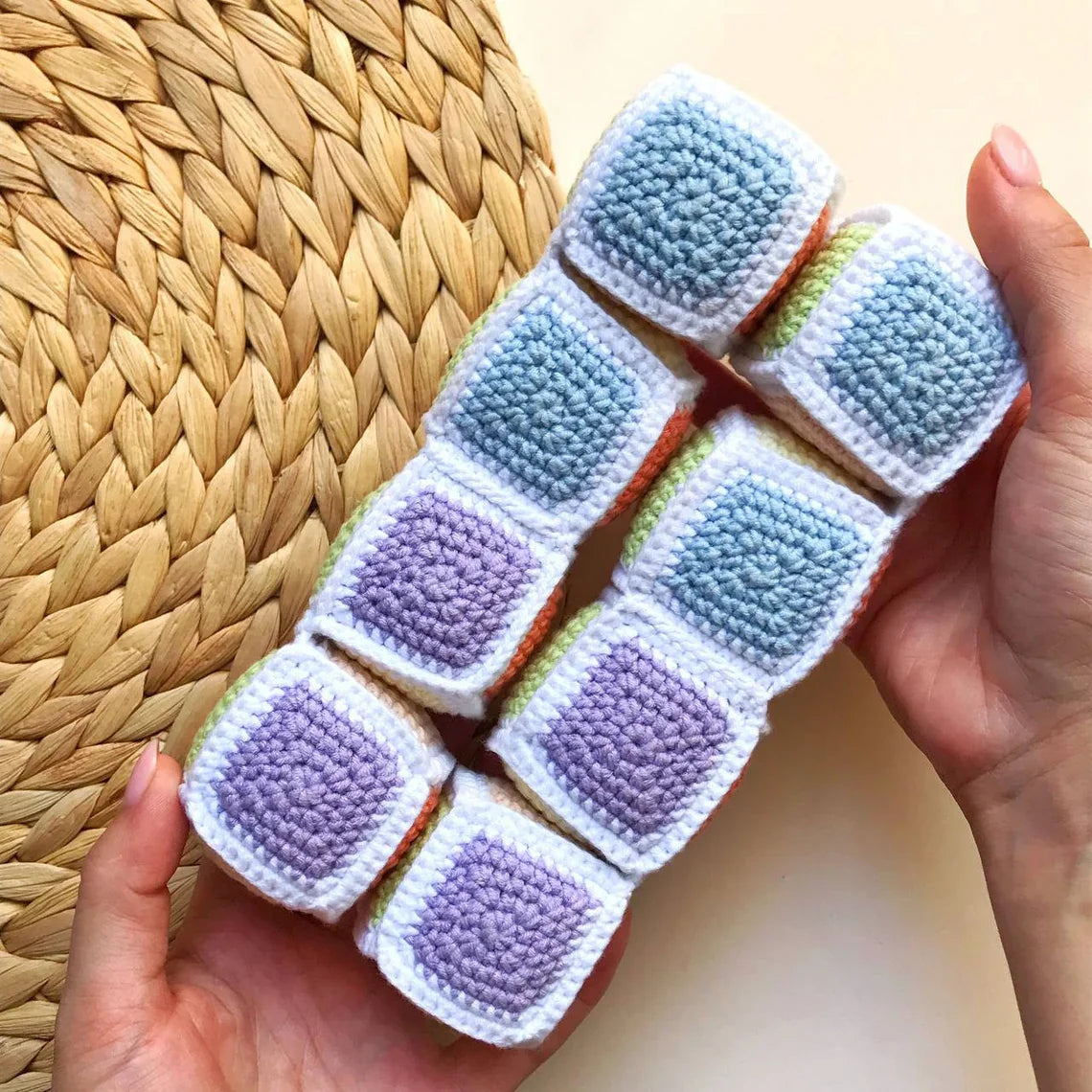 Fidget cube Infinity Toy Crochet Pattern