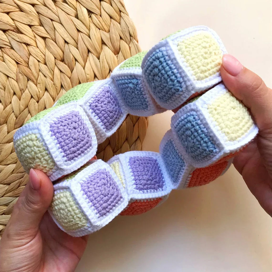 Fidget cube Infinity Toy Crochet Pattern