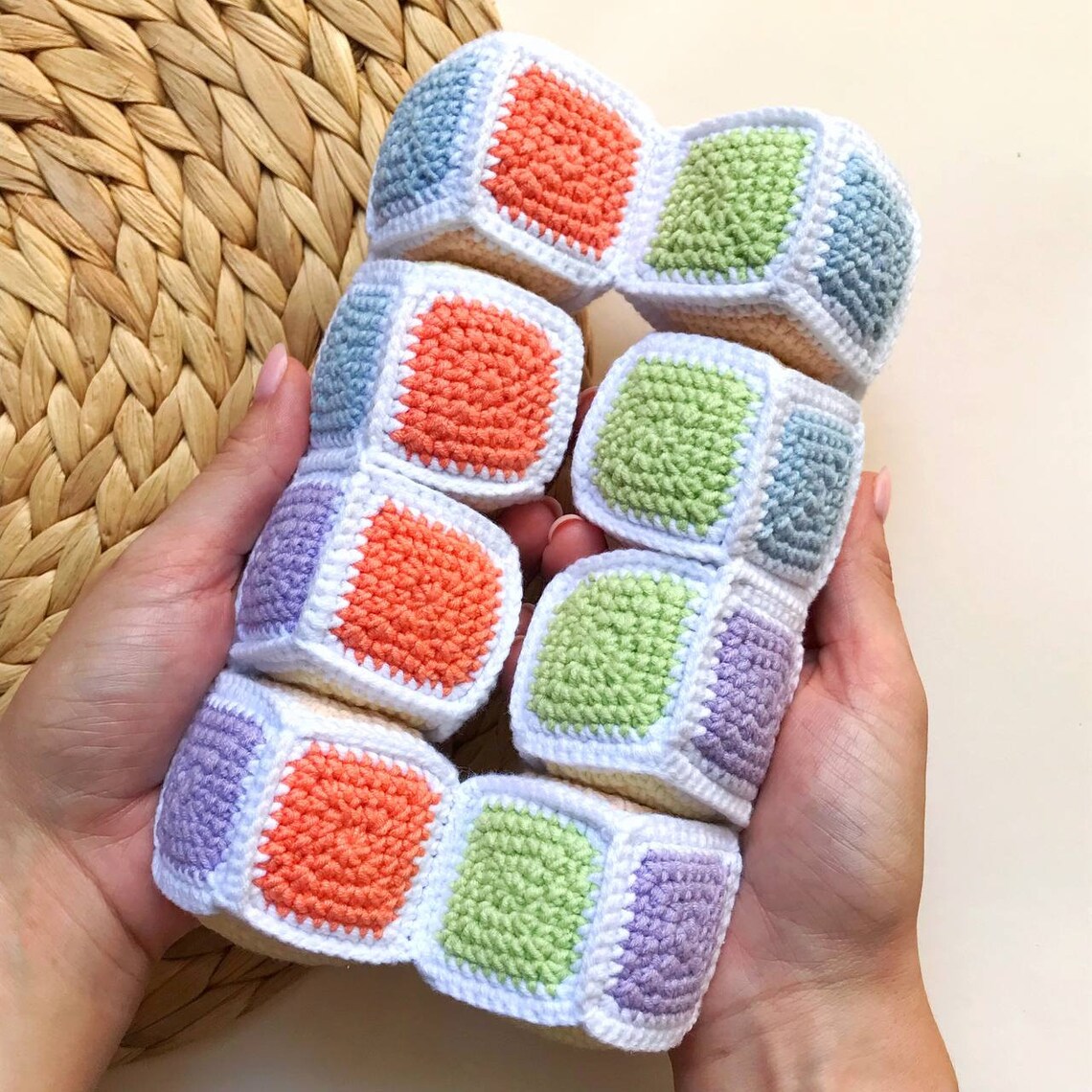 Fidget cube Infinity Toy Crochet Pattern