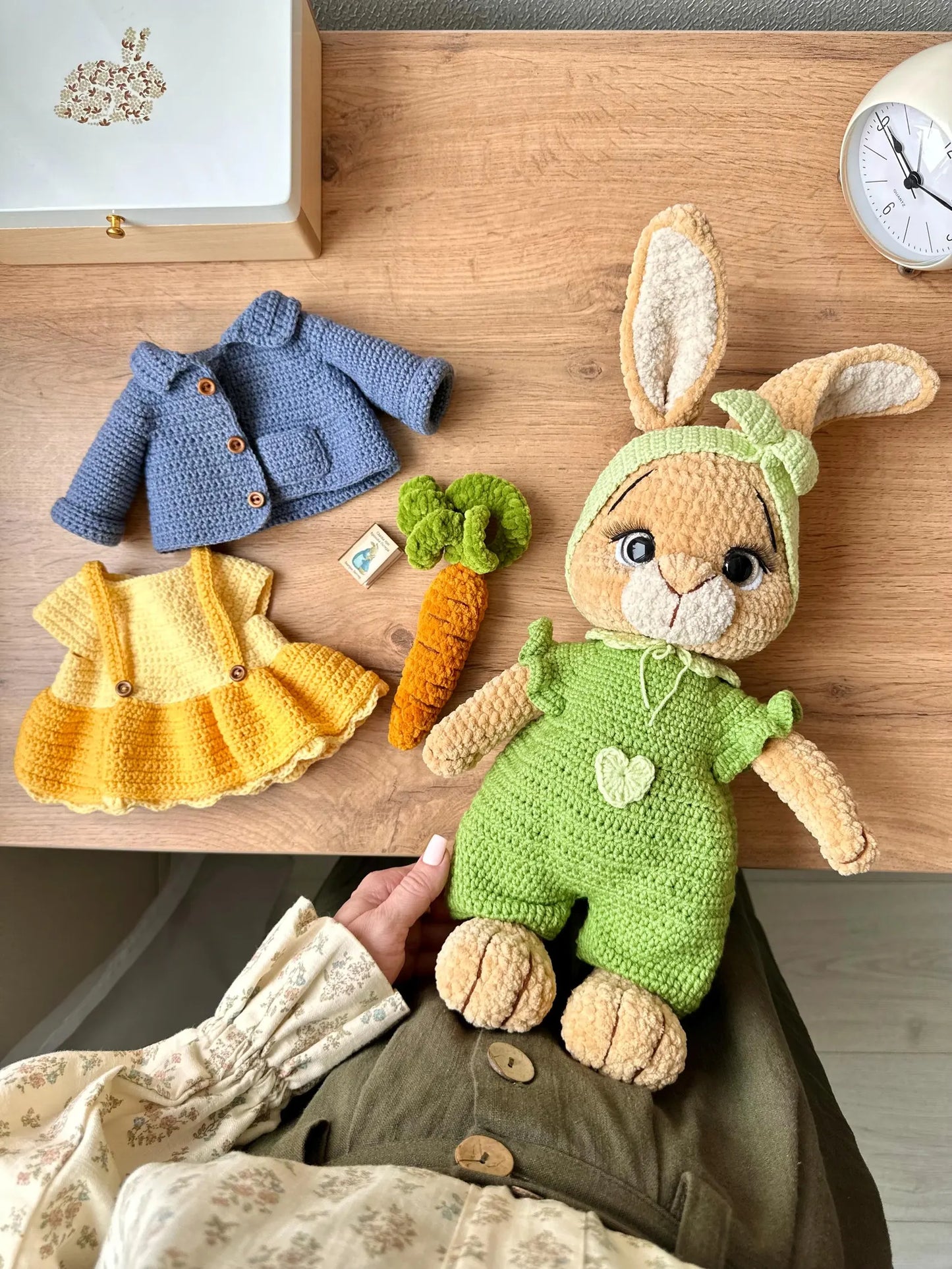 Easy Bunny with Jumpsuit Crochet Pattern