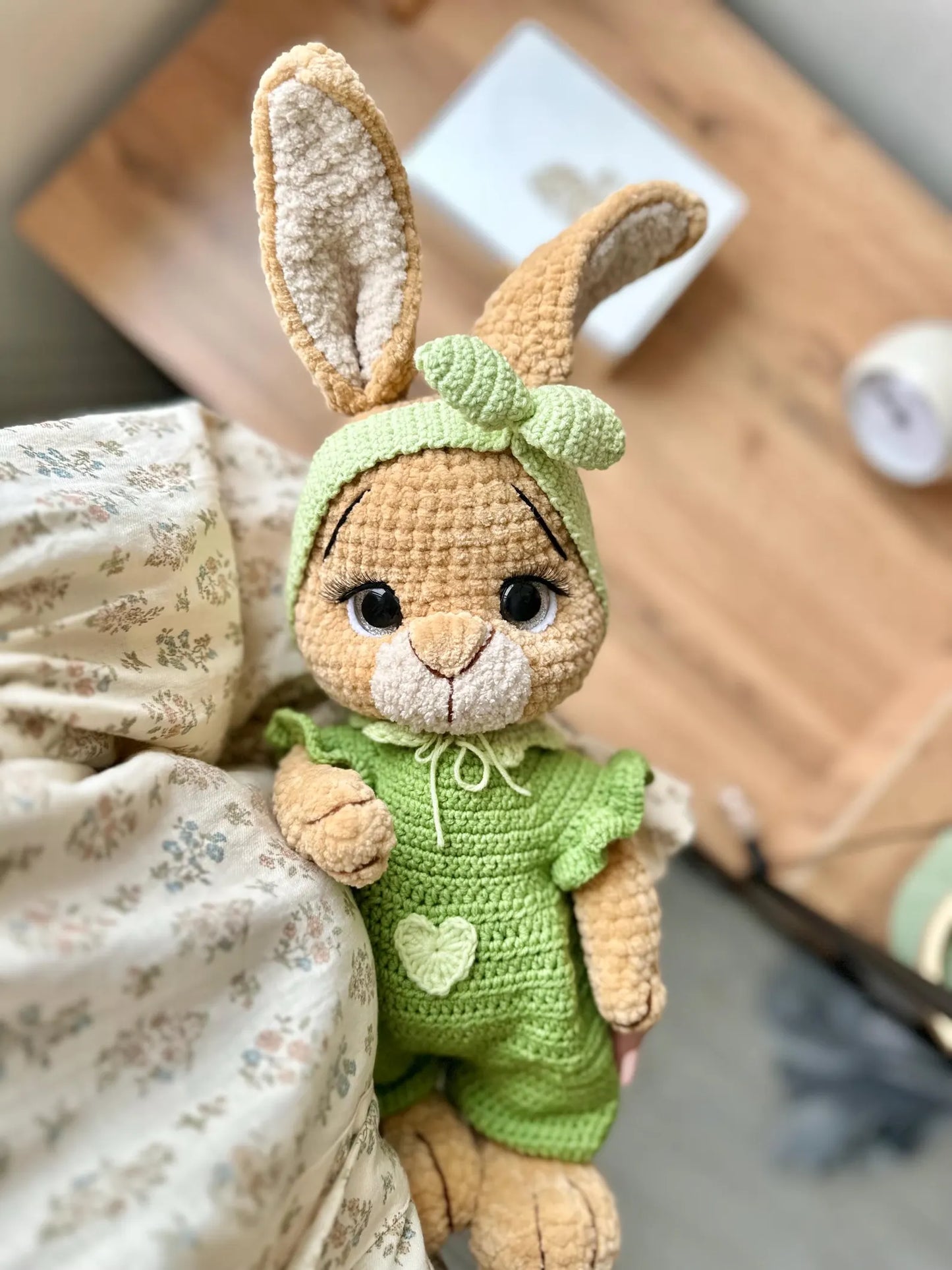 Easy Bunny with Jumpsuit Crochet Pattern