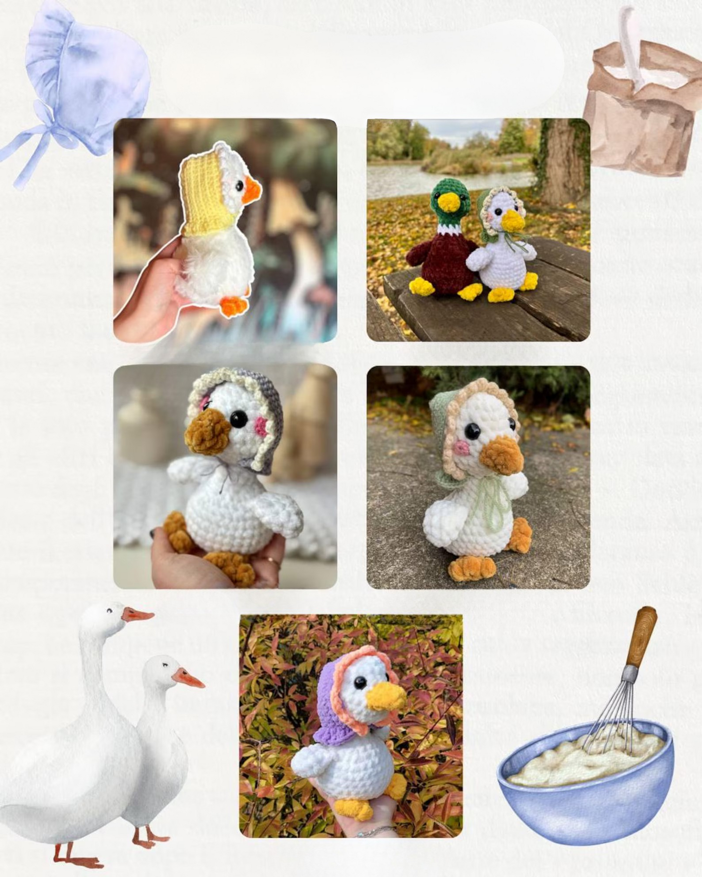 Goldie The Low-Sew Goose Crochet Pattern