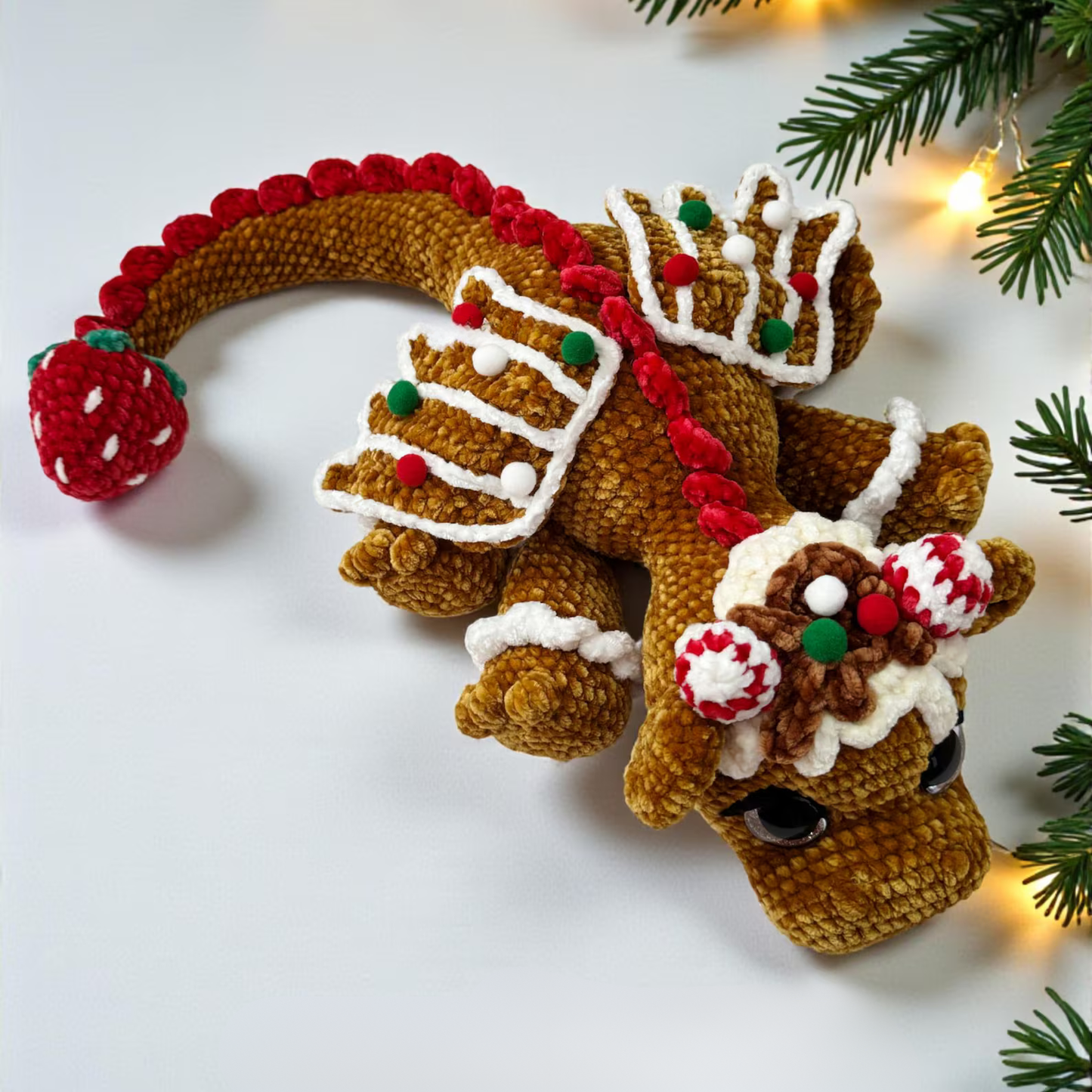 Gingerbread Dragon Crochet Pattern