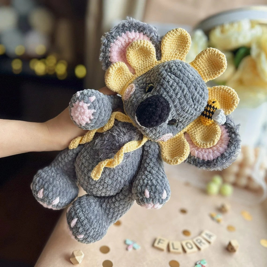 Flora the Koala Crochet Pattern