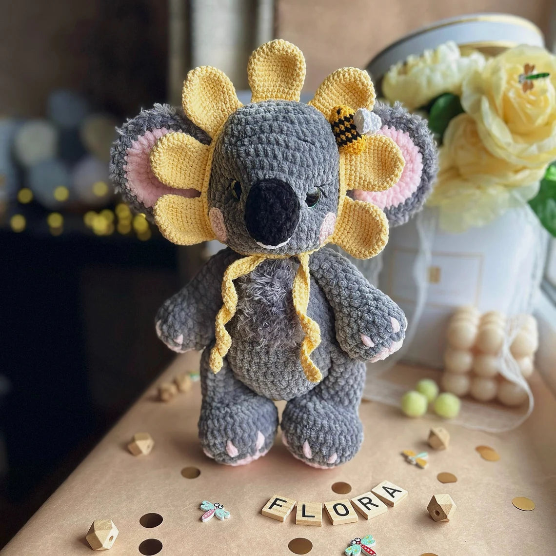 Flora the Koala Crochet Pattern