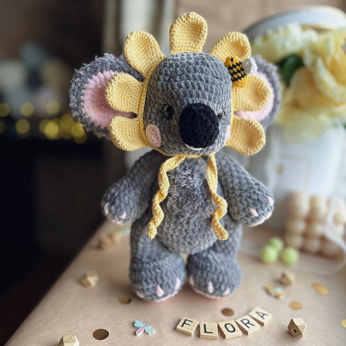 Flora the Koala Crochet Pattern