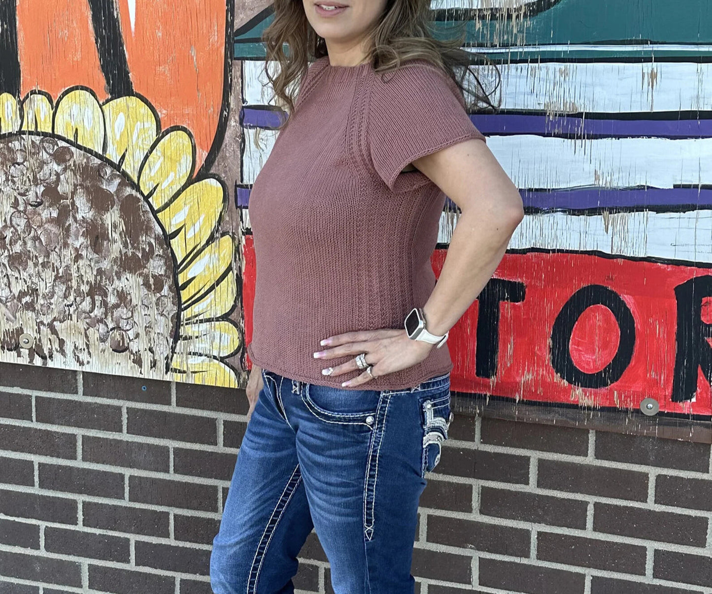 Mellow Mood Top Knitting Pattern