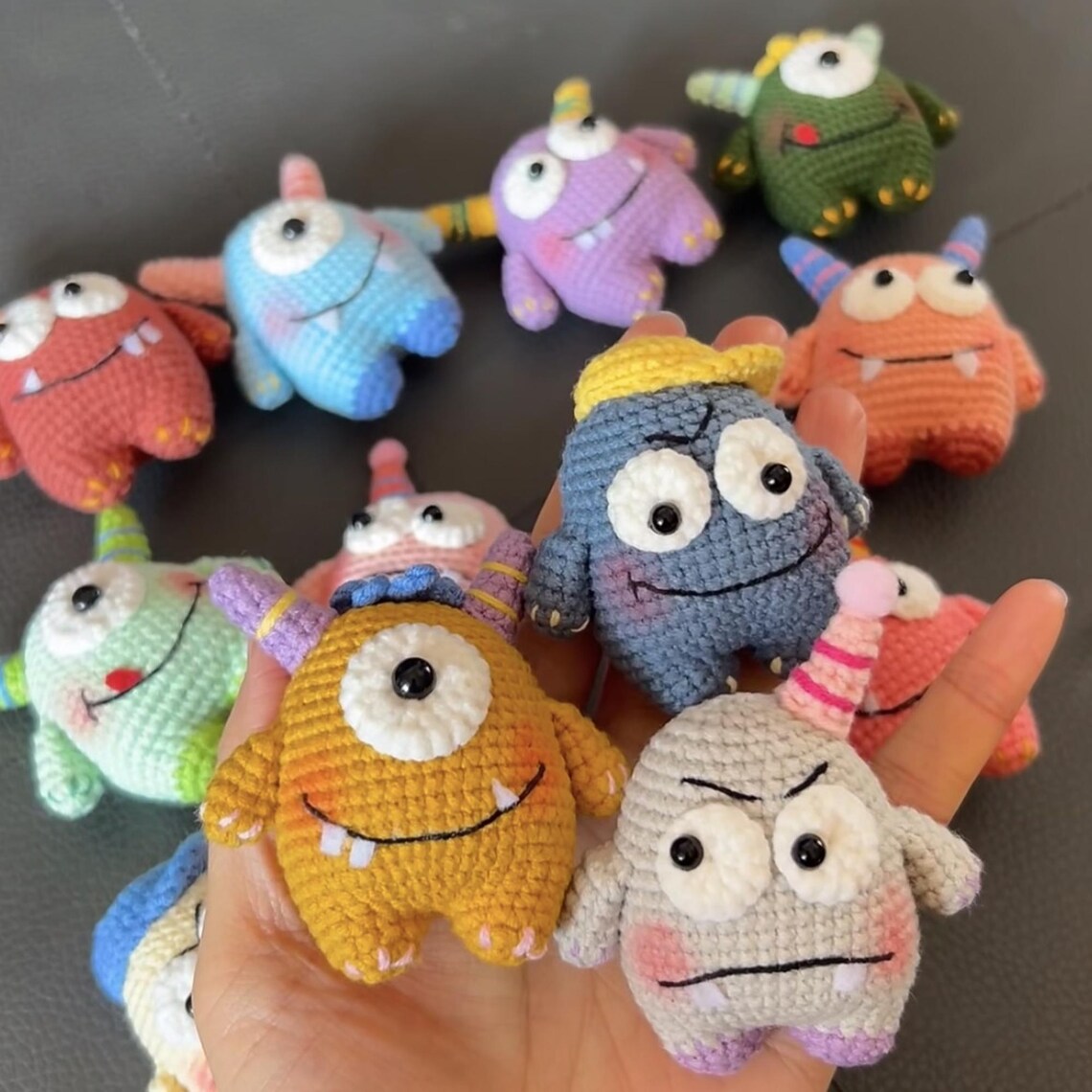 Mini Monsters Amigurumi Crochet Pattern