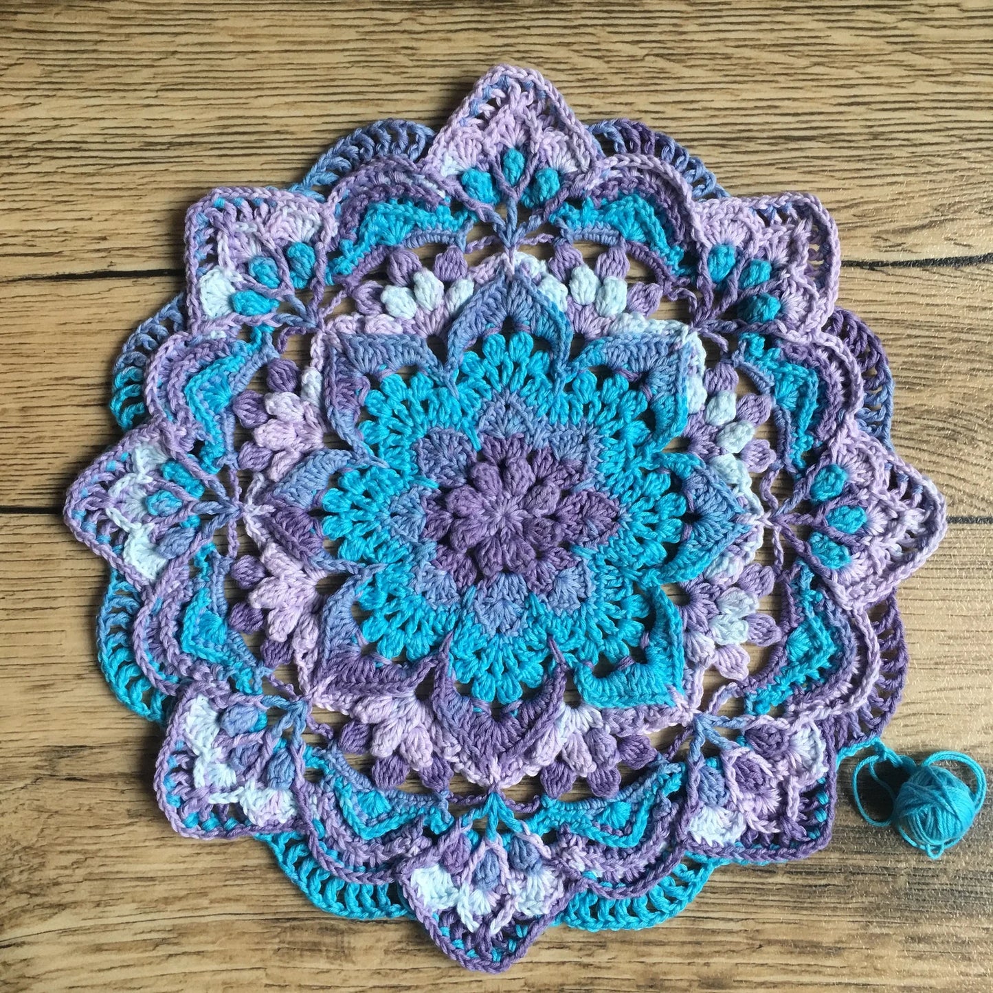 Flower of the Night Mandala Crochet Pattern