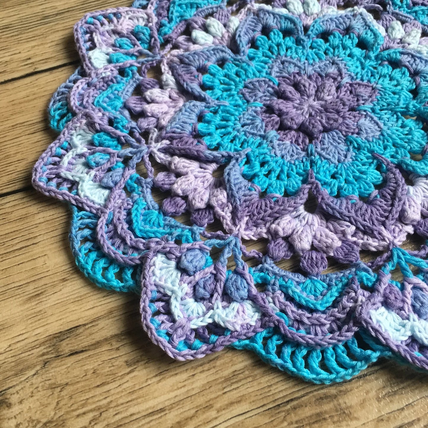 Flower of the Night Mandala Crochet Pattern