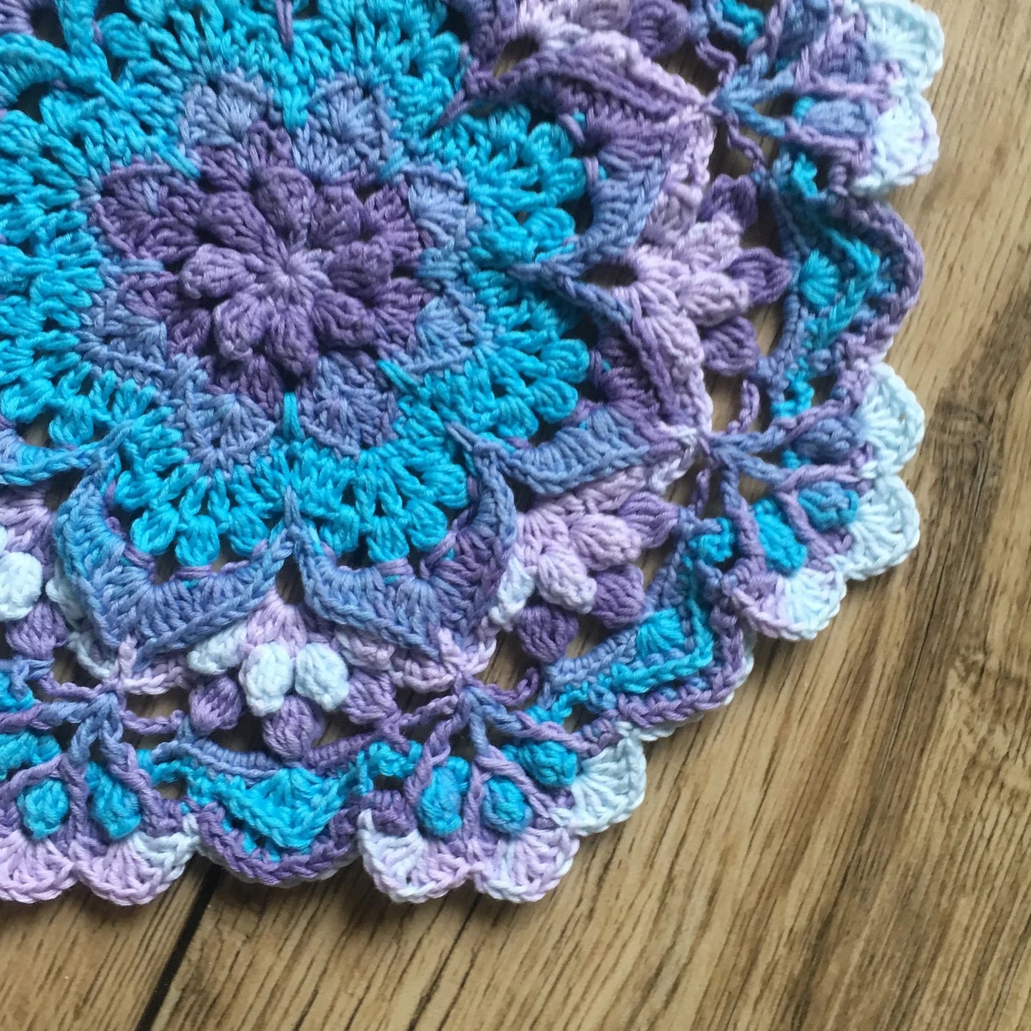 Flower of the Night Mandala Crochet Pattern